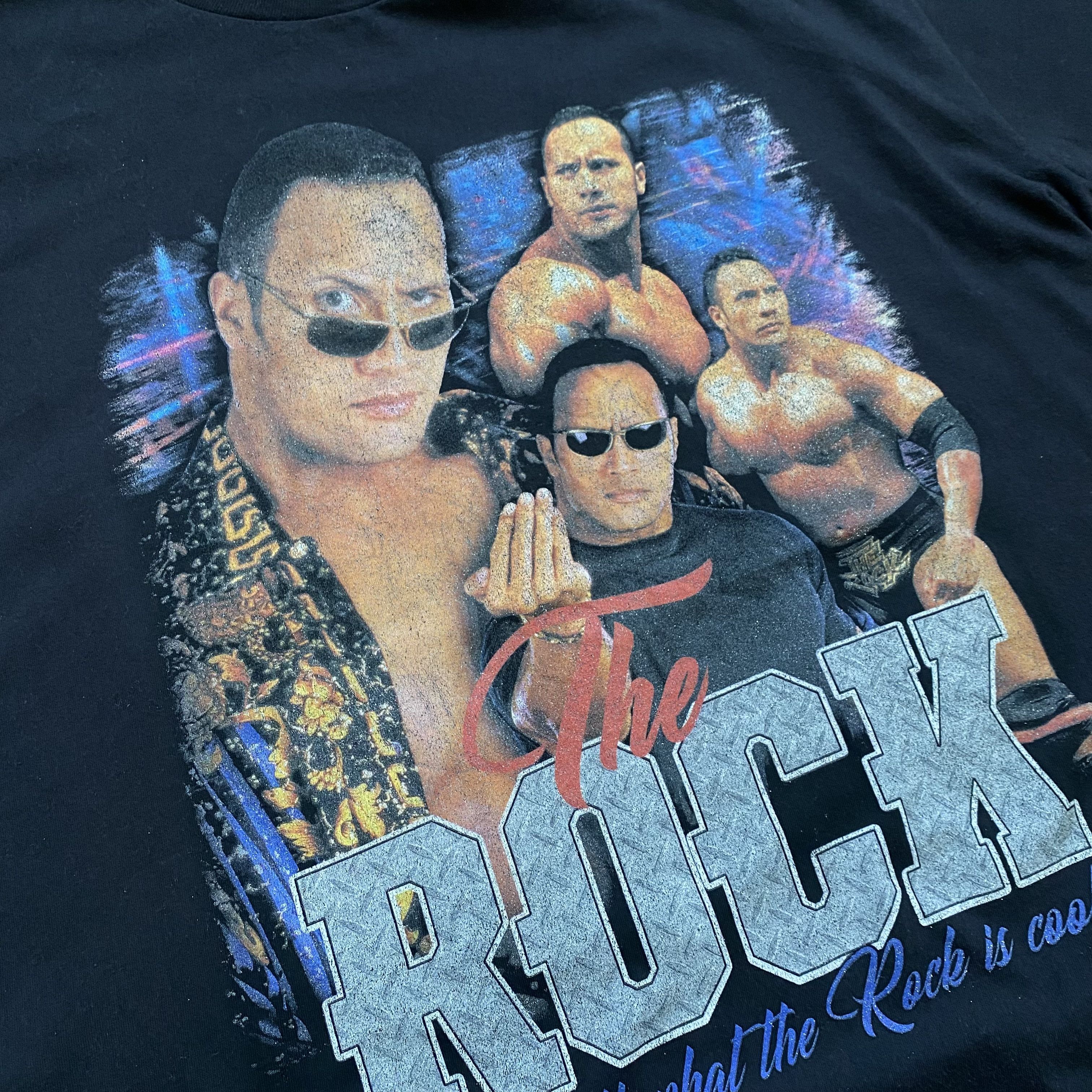 WWE WWE The ROCK promo tee Vintage style WWF CM punk Size US L / EU 52-54 / 3 - 4 Thumbnail