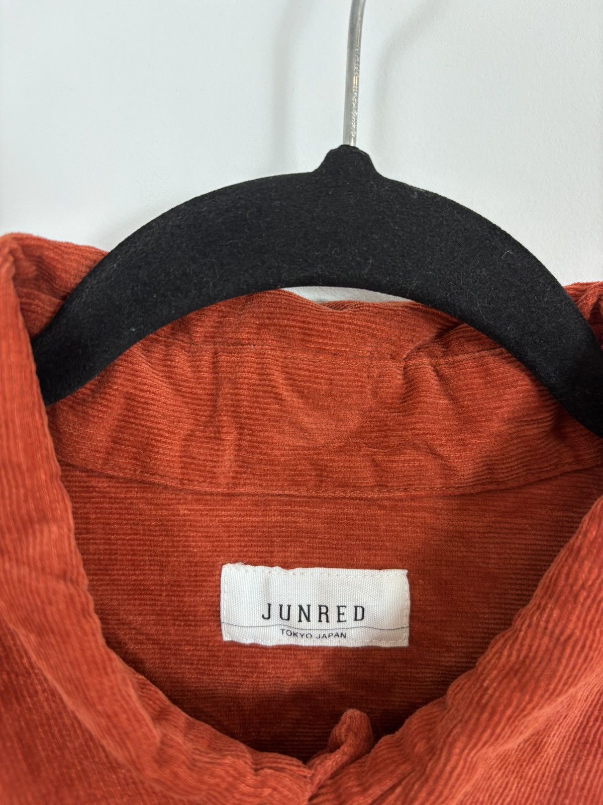 Japanese Brand Junred Tokyo Japan Men’s Corduroy Velvet Long Sleeve Shirt Size US M / EU 48-50 / 2 - 10 Thumbnail