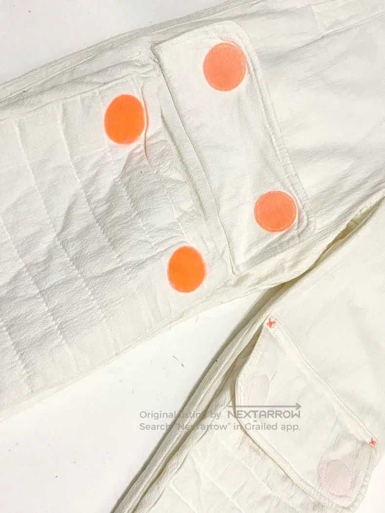 Walter Van Beirendonck Walter Van Beirendonck White pocket pants Size 22" - 1 Thumbnail