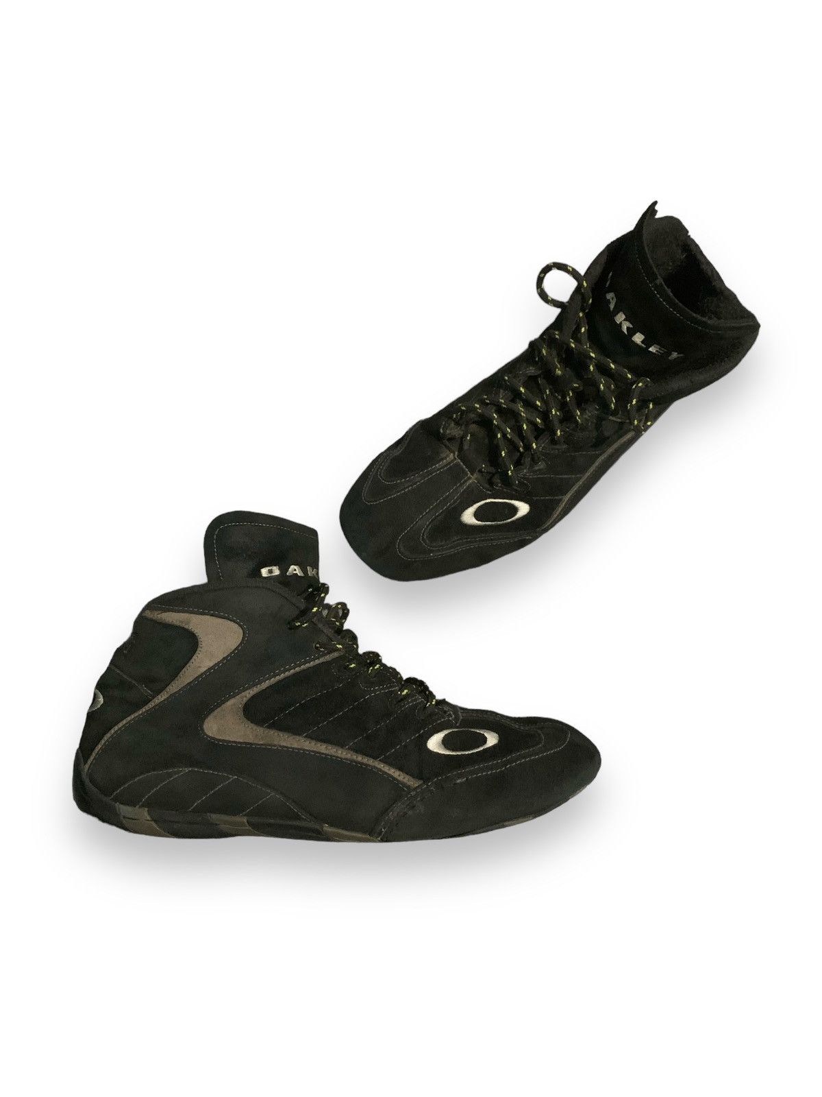 Vintage Oakley Kart Racing Shoes Black Men\'s Size 12.5 US Used Oakley Racing Division Kart Shoe Designed for use while  main image 2