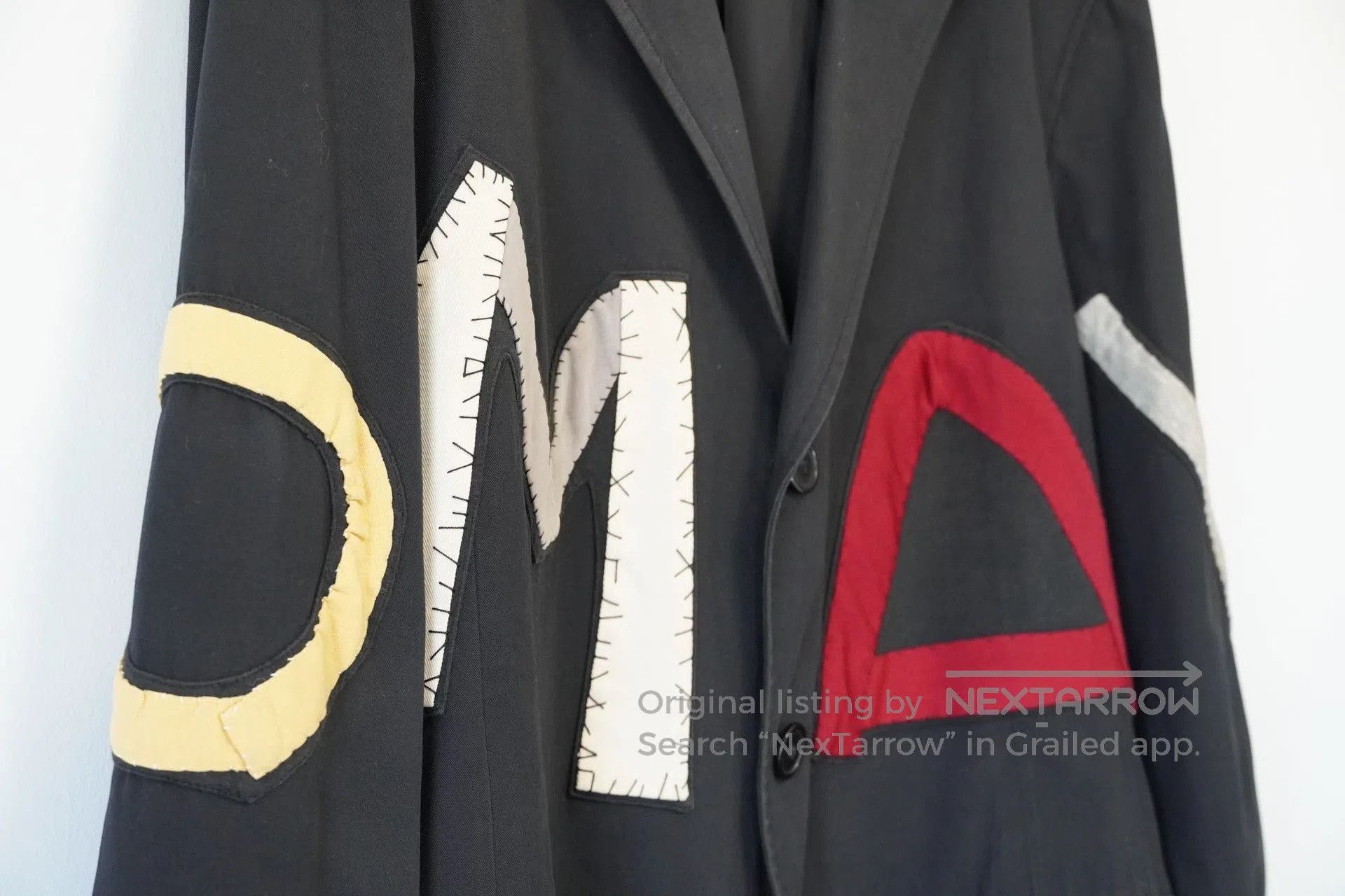 Yohji Yamamoto Yohji Yamamoto Letter Patch Jacket. Size US M / EU 48-50 / 2 - 3 Thumbnail