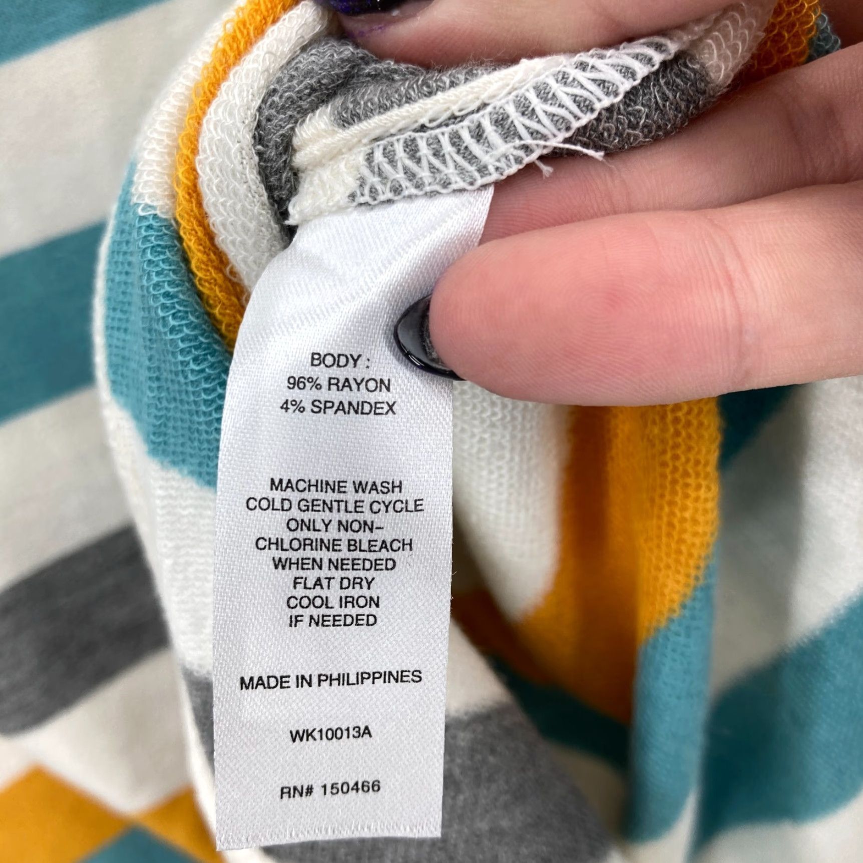 Market Market & Spruce Zansia Knit Top Women's XS Striped NWT NWT XS Multicolor Knit Top Size XS / US 0-2 / IT 36-38 - 4 Thumbnail