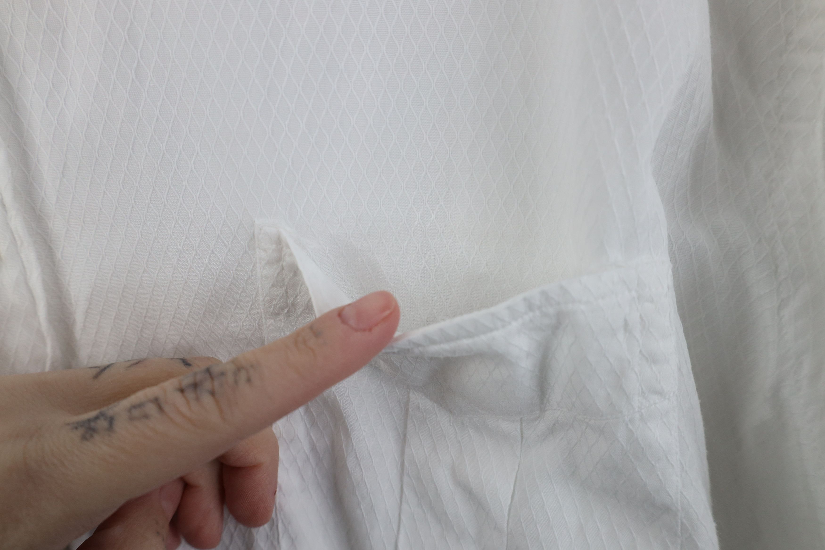 Vintage Vintage 50s Streetwear French Cuff Button Shirt White USA Size US L / EU 52-54 / 3 - 7 Thumbnail