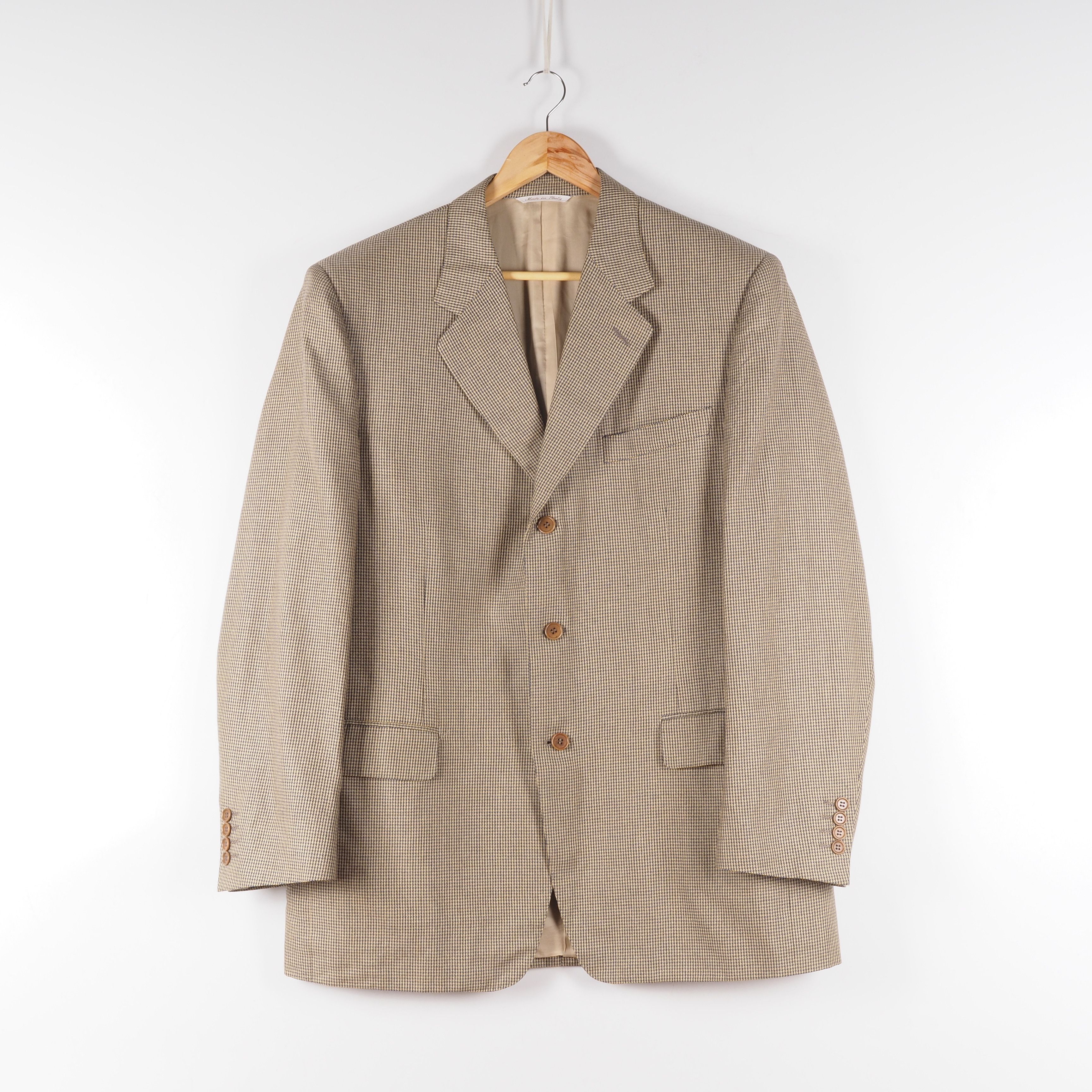 Canali Canali Silk Wool Three Button Sport Coat Blazer Jacket Size 44R - 1 Thumbnail