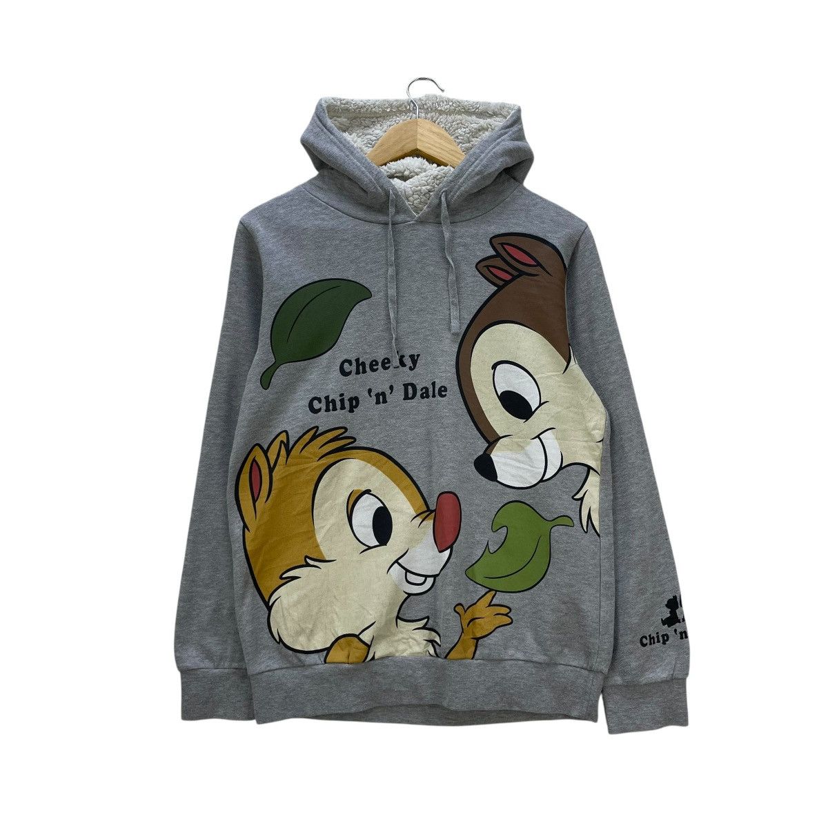 Disney 💥Vintage Chip And Dale Over Print Hooded Pullover Size US M / EU 48-50 / 2 - 1 Thumbnail