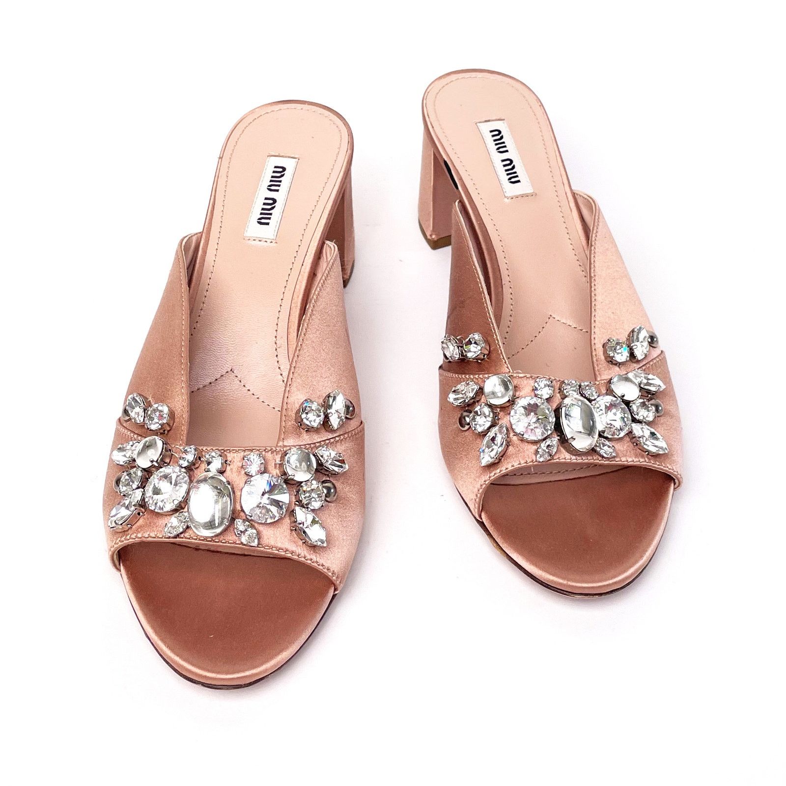 Miu Miu Pink Sparkle Mule Size US 7.5 / IT 37.5 - 5 Thumbnail