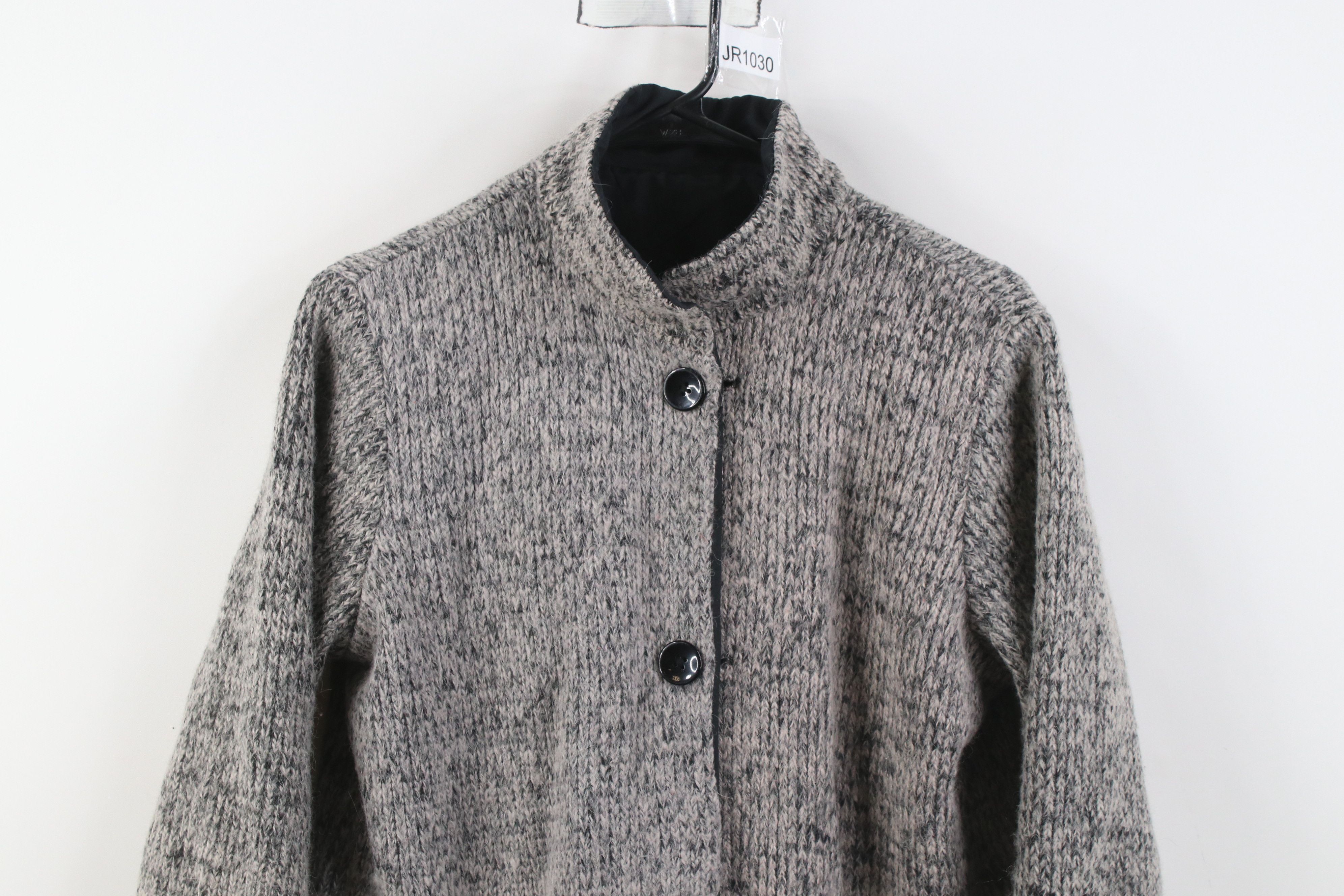 Vintage Vintage 90s Streetwear Reversible Wool Blend Button Jacket Size XS / US 0-2 / IT 36-38 - 2 Thumbnail