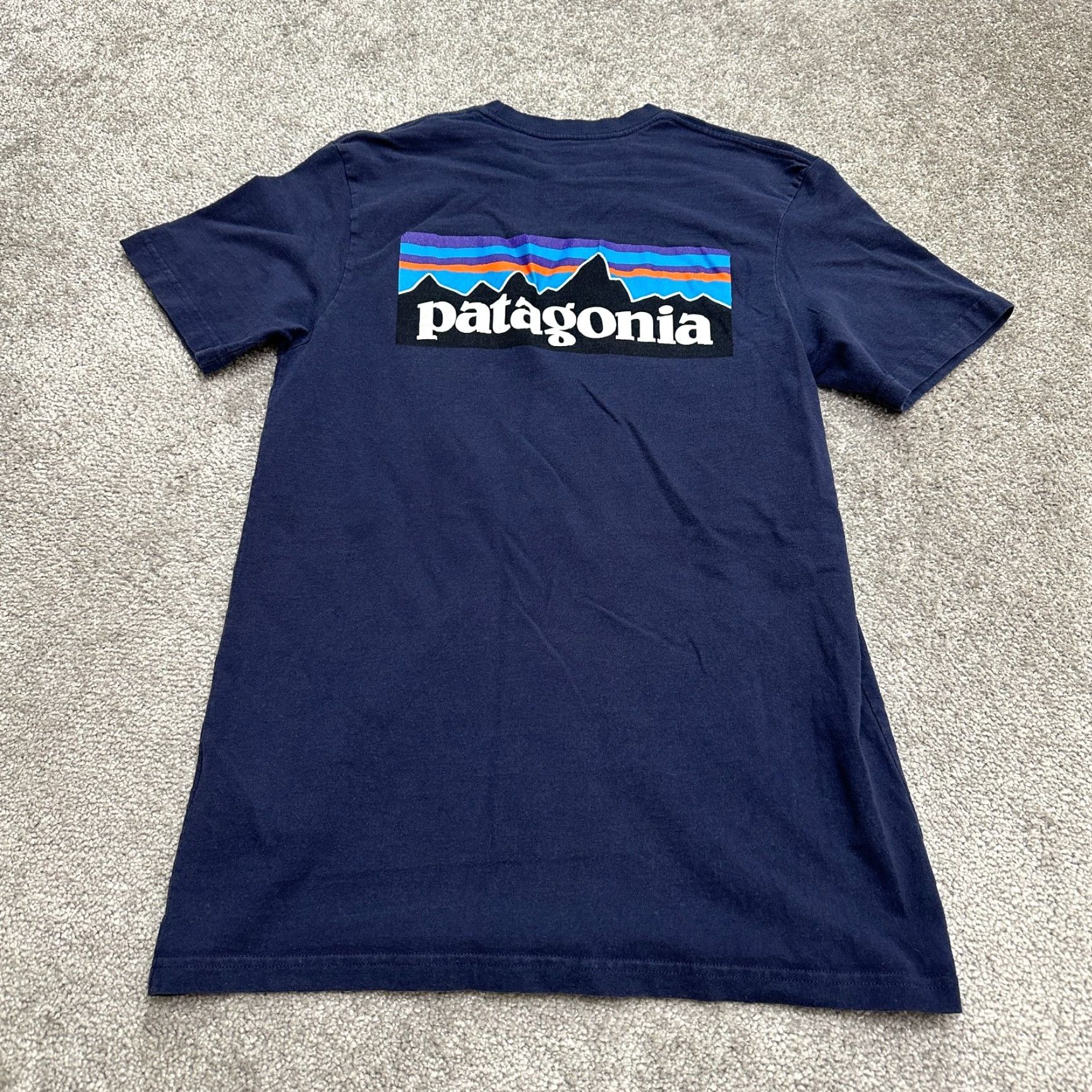 Patagonia Patagonia Responsibili Tee T-Shirt Womens Small Blue Crew Graphic Short Sleeve Size S / US 4 / IT 40 - 2 Thumbnail