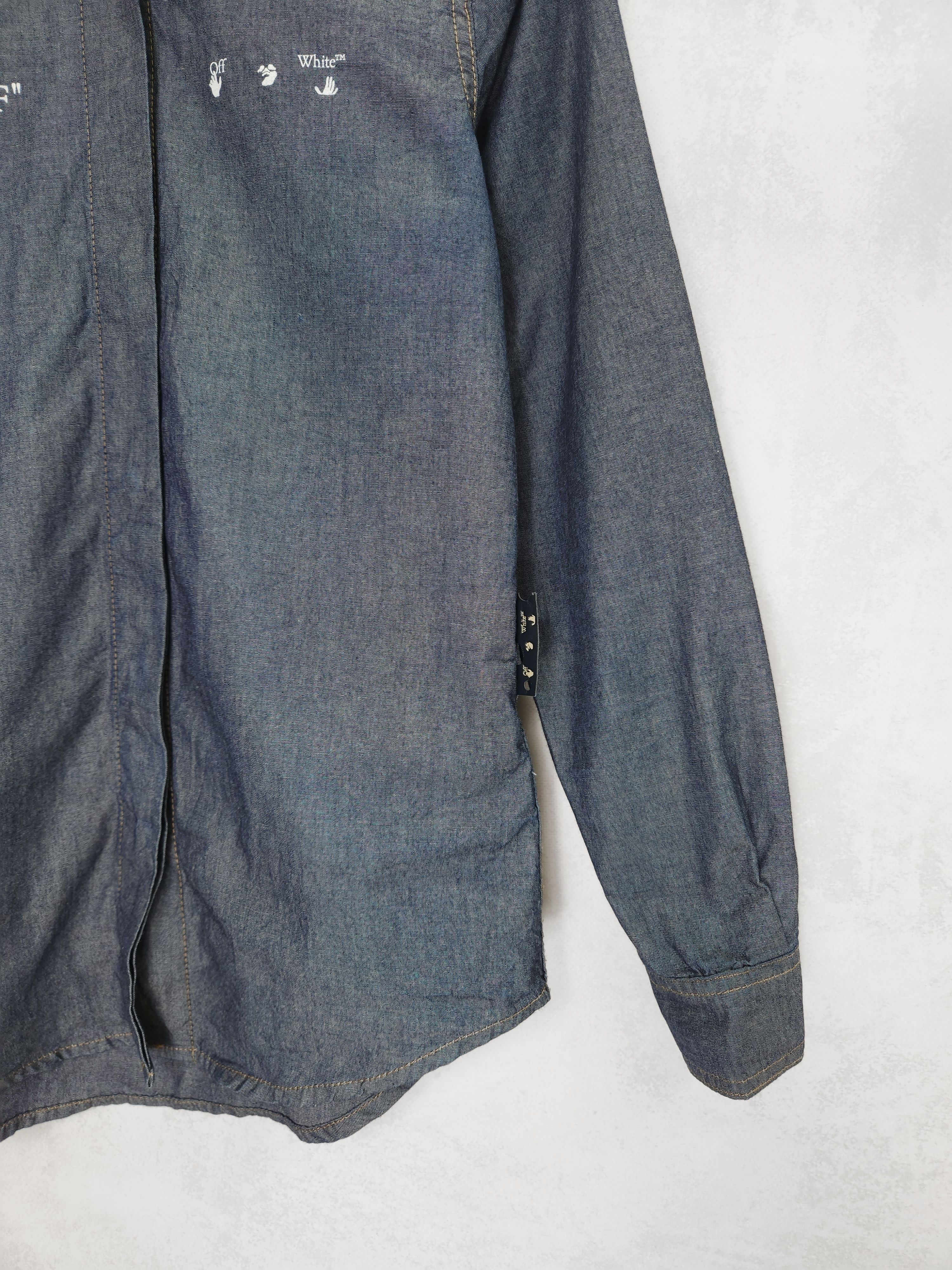 Off-White Off white c/o Virgil abloh staff garment 2013 denim shirt Size M / US 6-8 / IT 42-44 - 2 Thumbnail