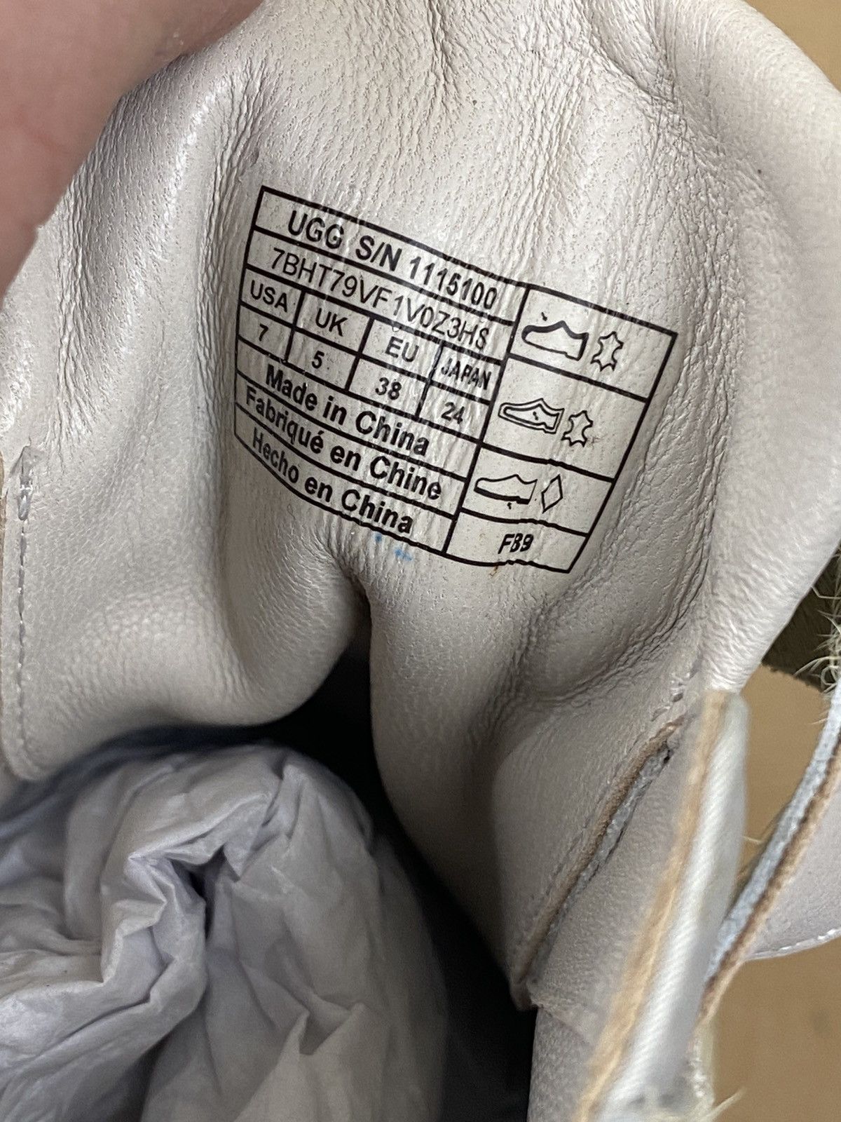 Eckhaus Latta Ugg X Eghaus Latta Square Toe Leather Low Top Sneakers 38 Size US 8 / IT 38 - 4 Thumbnail