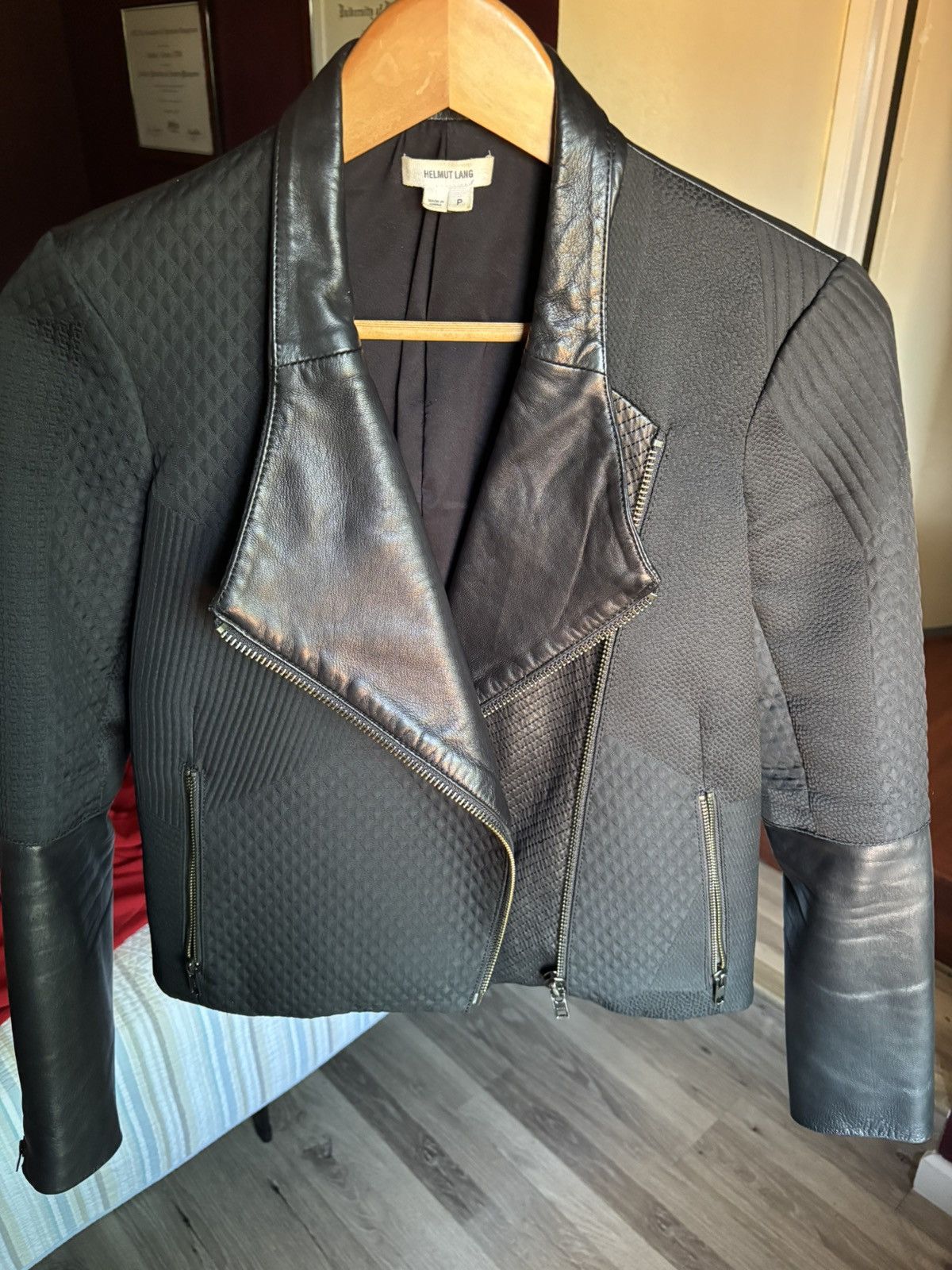 Helmut Lang Helmut Lang Women’s Leather Jacket Size XS / US 0-2 / IT 36-38 - 2 Thumbnail