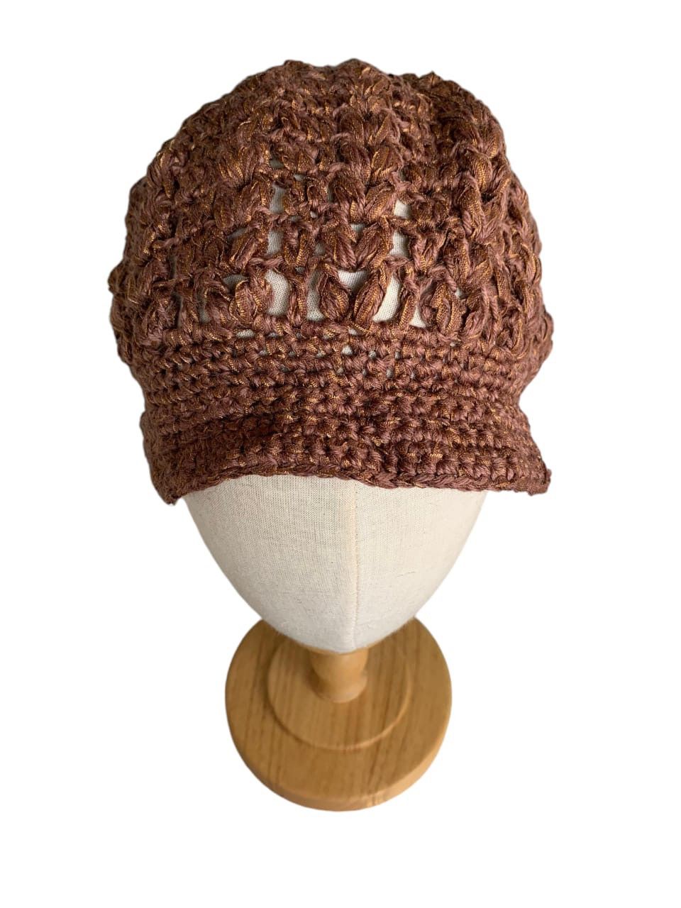 Japanese Brand × Kapital × Vintage Crochet Knitted Hat With Small Badge Size ONE SIZE - 6 Thumbnail