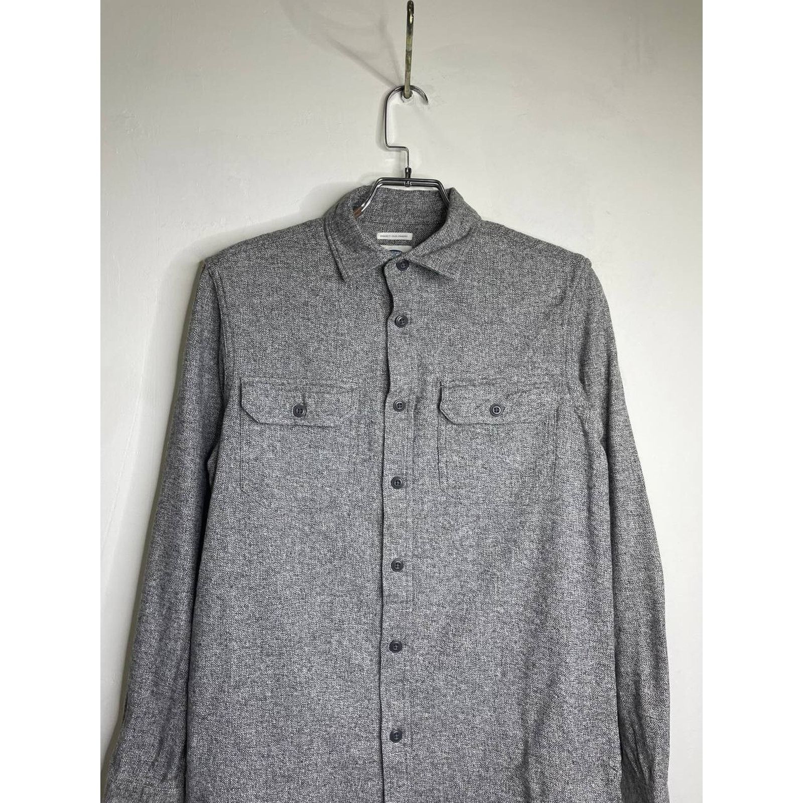 Old Navy Vintage Old Navy Gray Textured Shirt Jacket Fit S Workwear Size US S / EU 44-46 / 1 - 3 Thumbnail