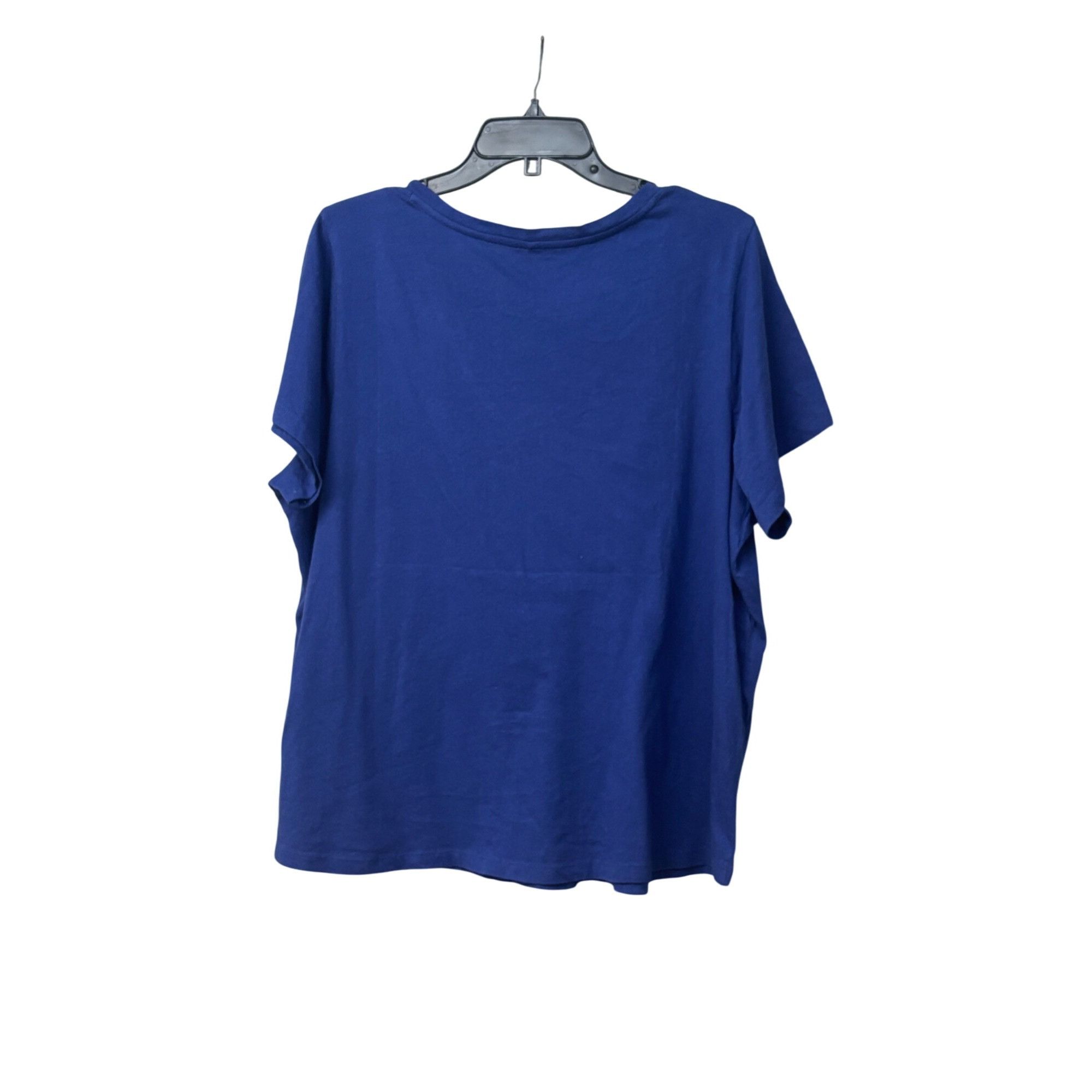 Style & Co Style & Co Womens Plus Size Cotton Graphic-Print Top Navy S Size ONE SIZE - 5 Thumbnail