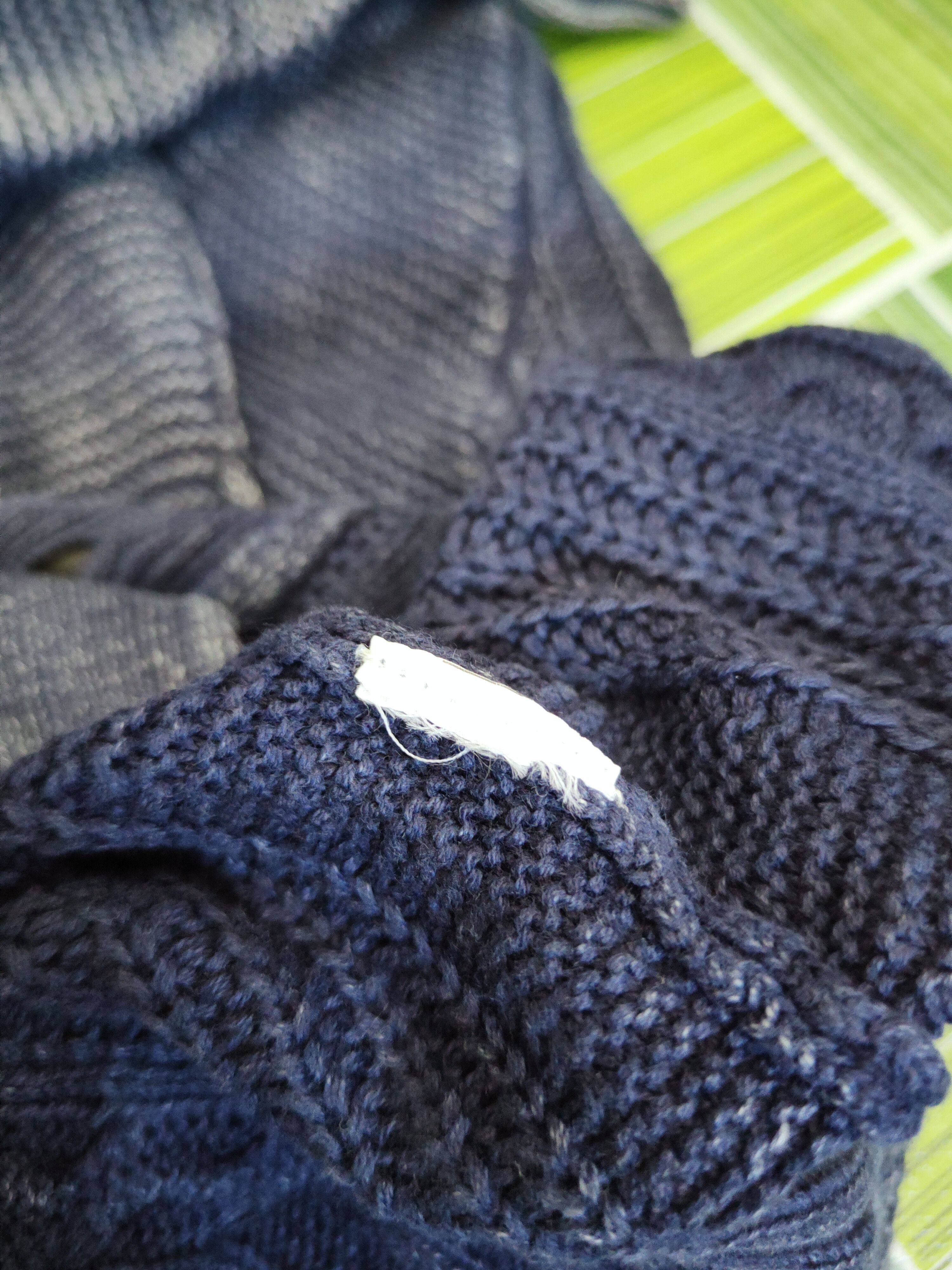 Indigo Azul by Moussy Navy Faded Knitwear Cardigan #W881 Size US S / EU 44-46 / 1 - 11 Thumbnail