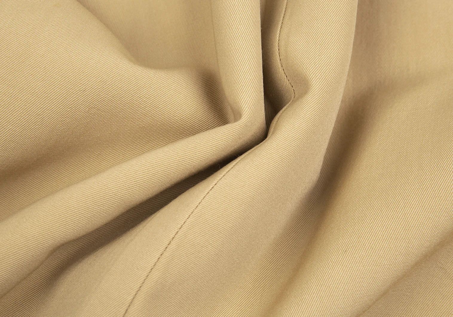 Yohji Yamamoto Yohji Yamamoto Beige No-Collar Wool Gabardine Jacket Size US M / EU 48-50 / 2 - 17 Thumbnail