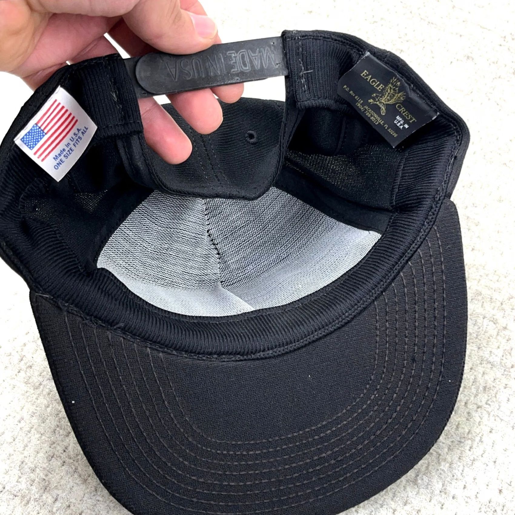 Vintage VINTAGE United States Marine Corps Hat Cap Snapback USMC Recon 90s Made In USA Size ONE SIZE - 4 Thumbnail