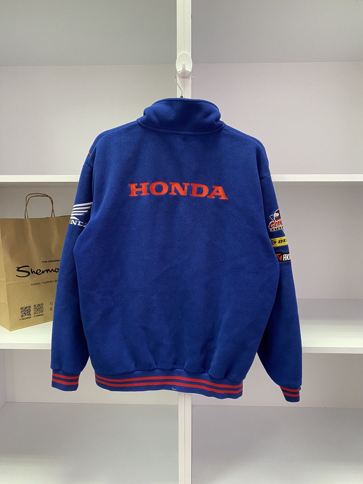 Honda × Vintage Vintage Honda Racing Fleece Jacket Size US M / EU 48-50 / 2 - 11 Thumbnail