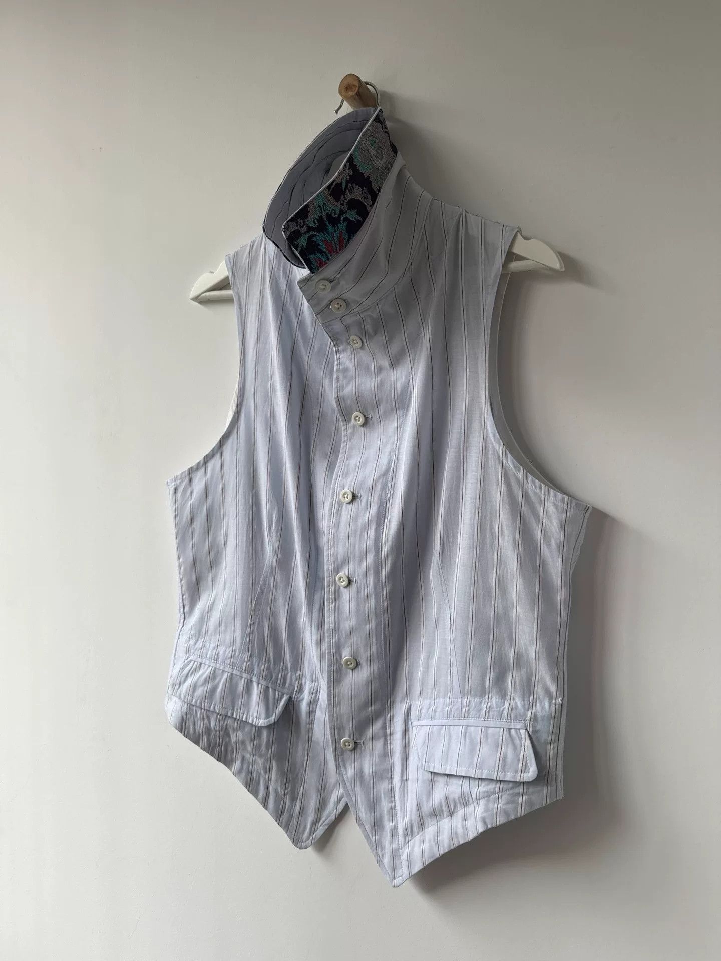 Yohji Yamamoto yohji yamamoto pour homme embroidered vest Size US L / EU 52-54 / 3 - 1 Thumbnail