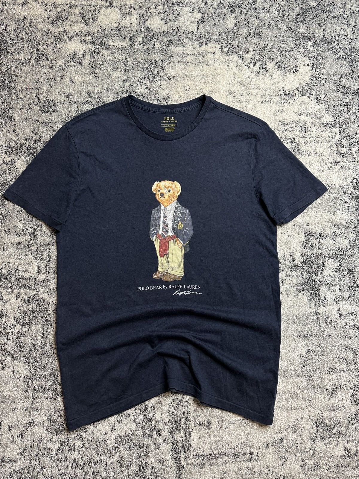 Vintage Ralph Lauren pink teddy bear baby tee