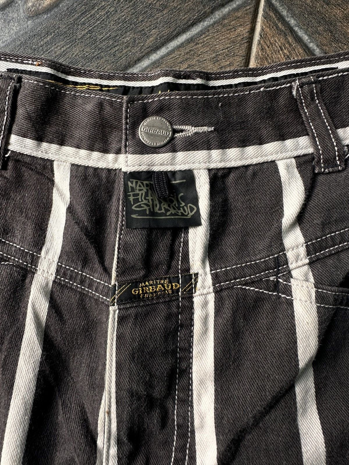 If Six Was Nine × Le Grande Bleu (L.G.B.) × Marithe + Francois Girbaud Vintage Marithe Francois Girbaud Stone Washed Size US 30 / EU 46 - 5 Thumbnail