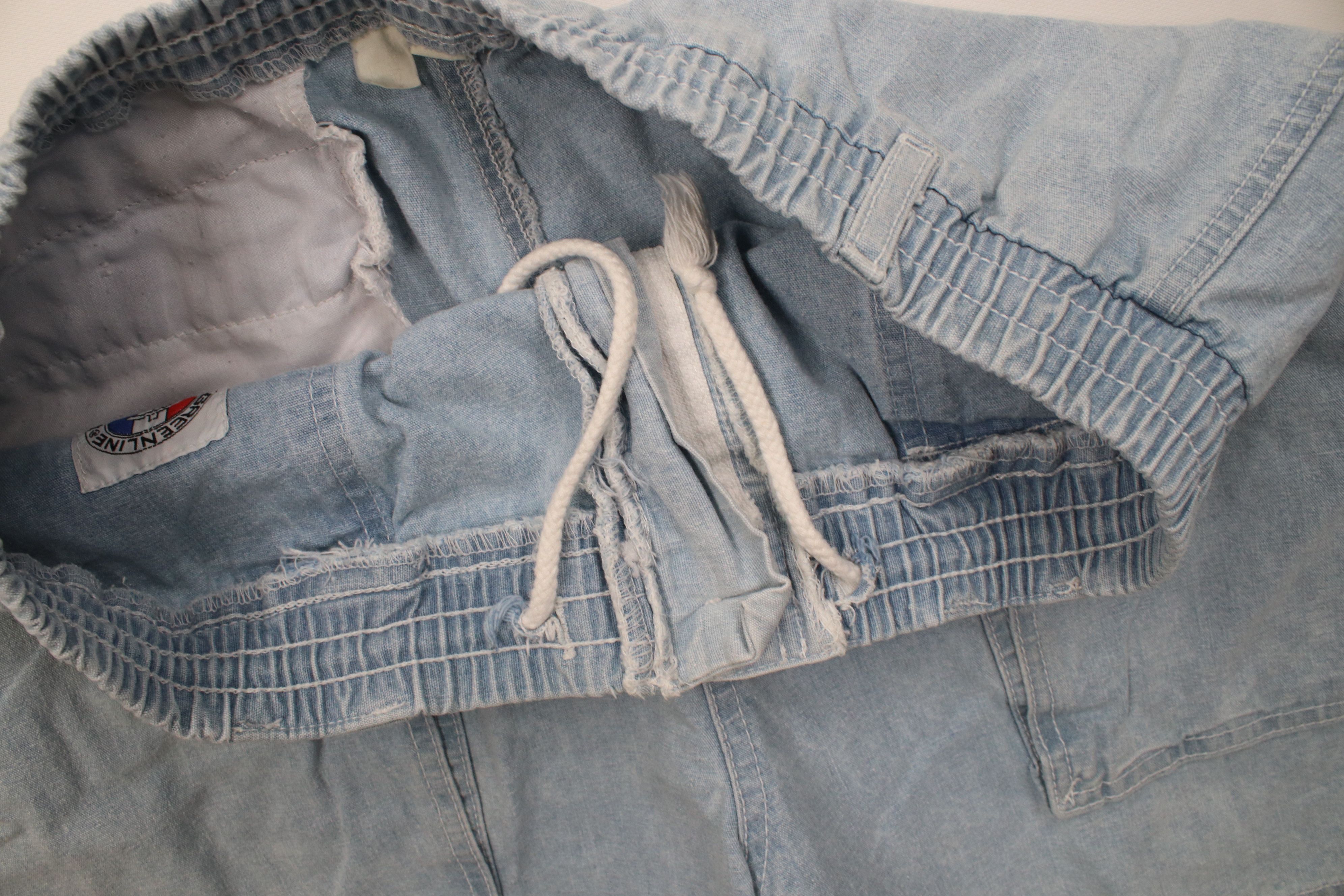 Vintage Vintage 90s Streetwear Denim Above Knee Utility Shorts Size US 34 / EU 50 - 6 Thumbnail