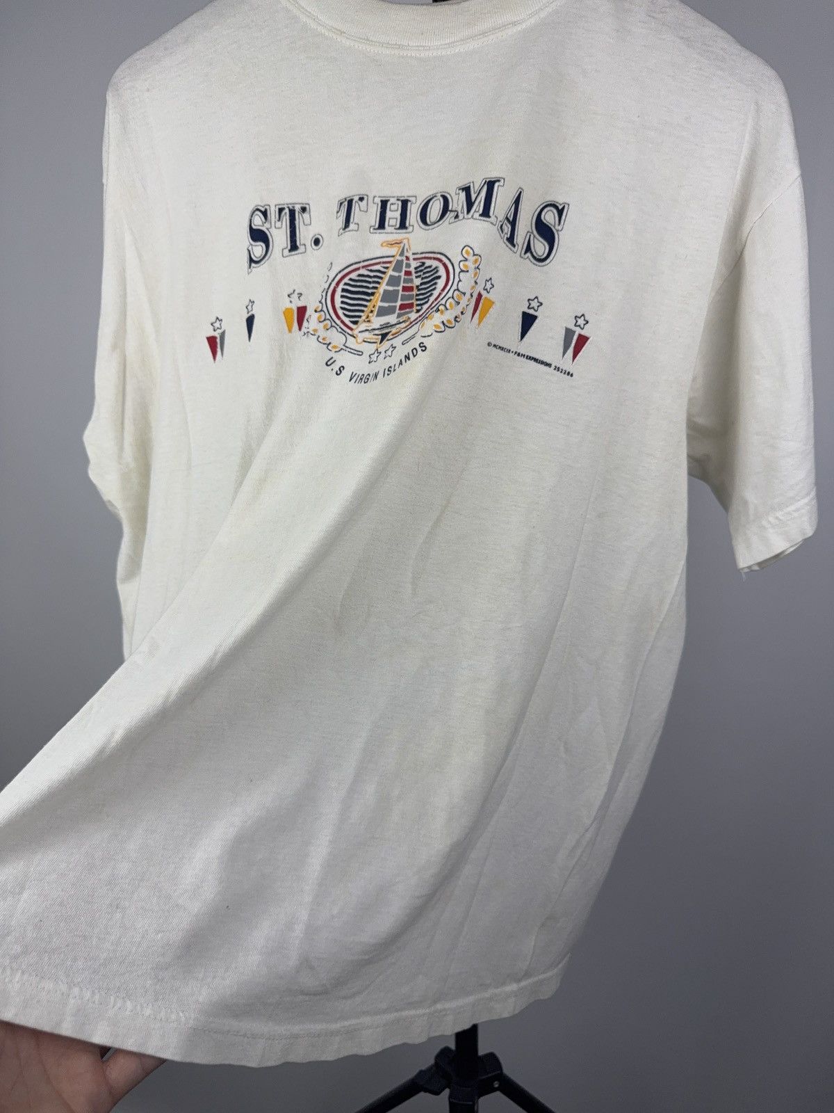 Vintage Vintage Retro 1999 St. Thomas Virgin Islands Sailing Tee Size US L / EU 52-54 / 3 - 6 Thumbnail