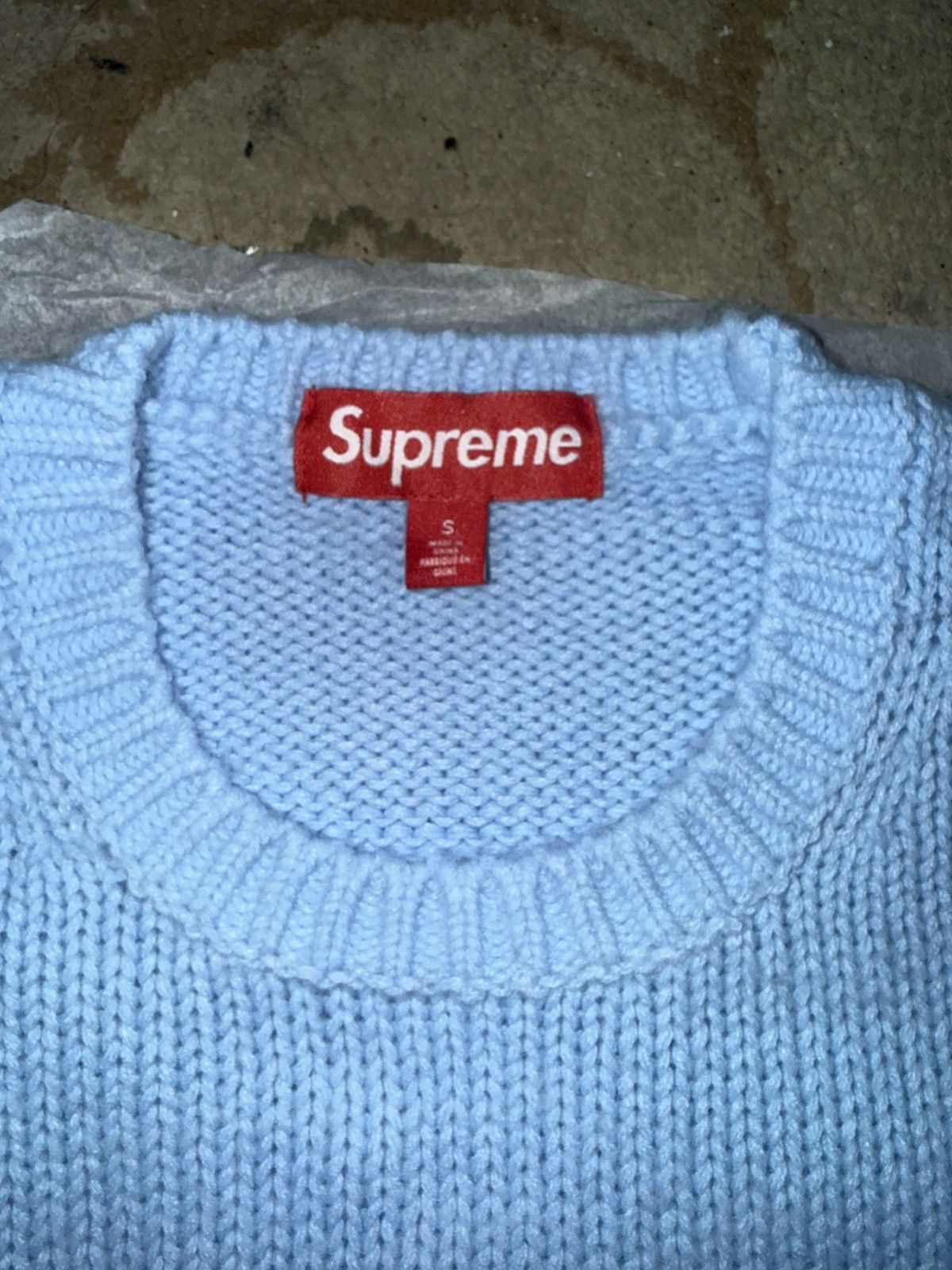 Supreme Supreme Old English Sleeves Sweater Size US S / EU 44-46 / 1 - 4 Thumbnail