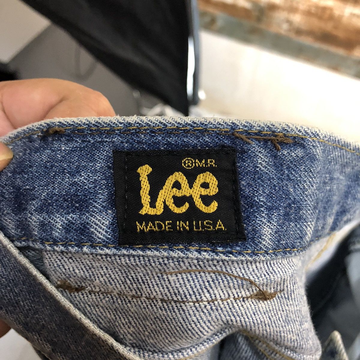 Lee Lee USA vintage Blue Denim Pants #A1420 Size US 30 / EU 46 - 20 Thumbnail