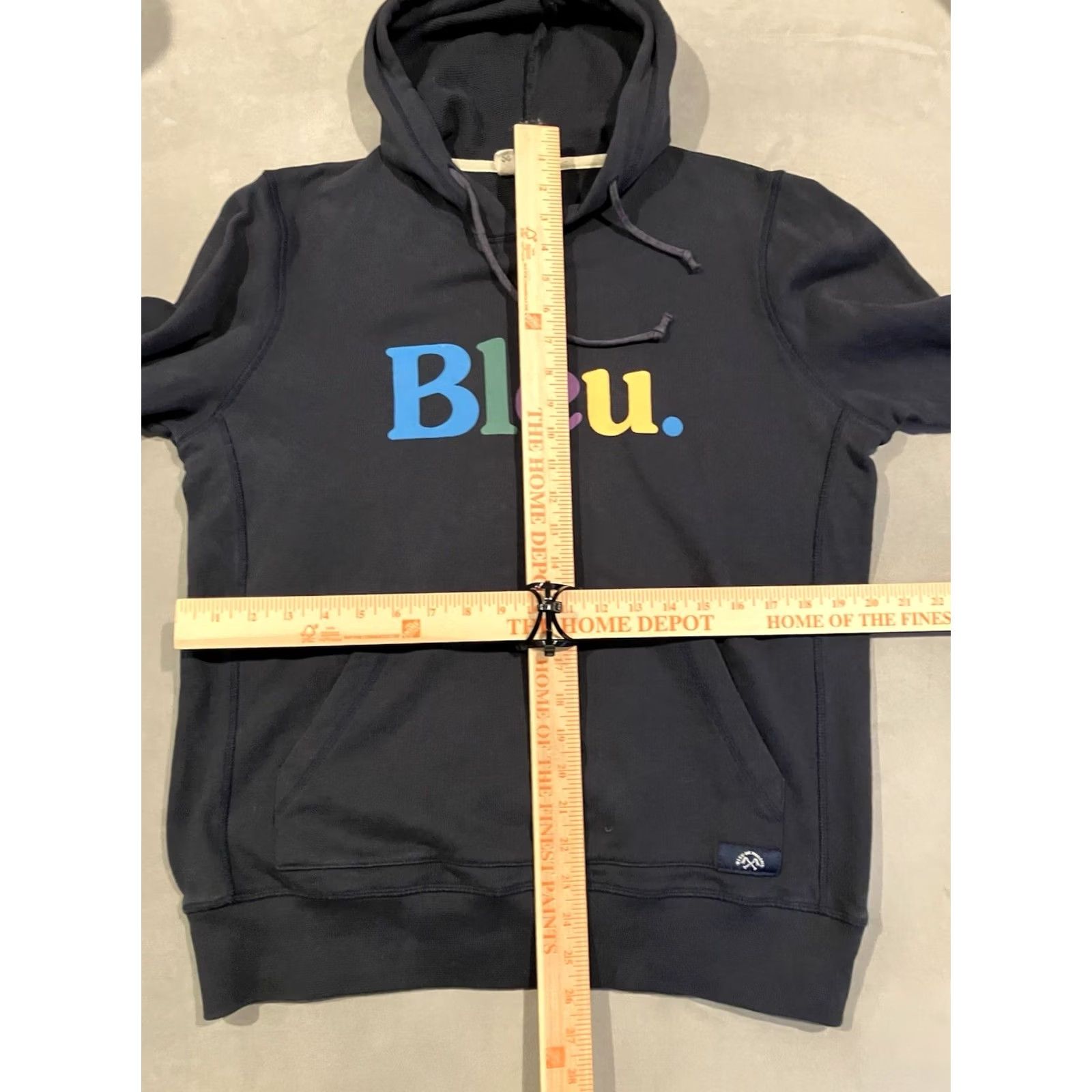 Bleu De Paname Bleu De Paname BLEU Pullover Hoodie France Blue Medium Men's RARE Made Size US M / EU 48-50 / 2 - 5 Thumbnail