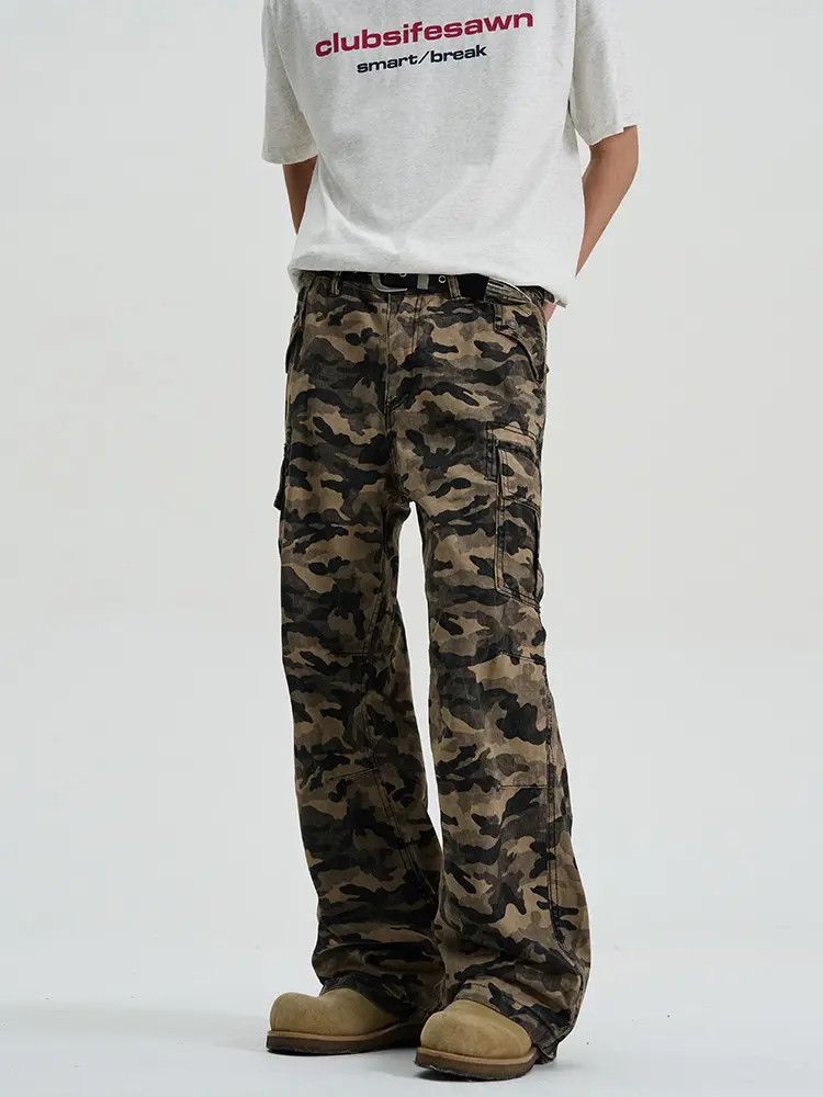 Camo Stacked Pants