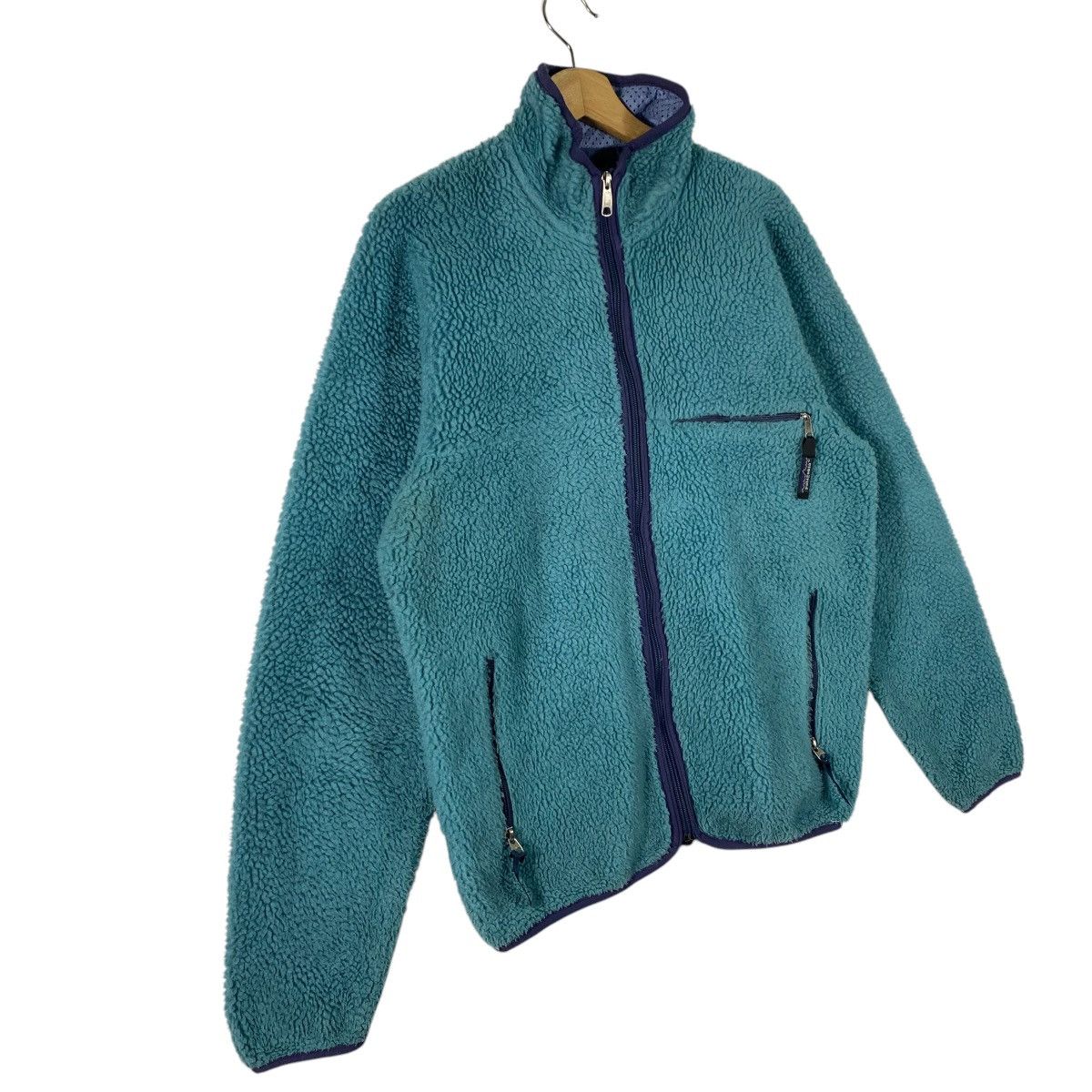 Patagonia × Rhythm Vintage 90s Patagonia Retro Deep Pile Fleece Zipper M Size Size US M / EU 48-50 / 2 - 3 Thumbnail
