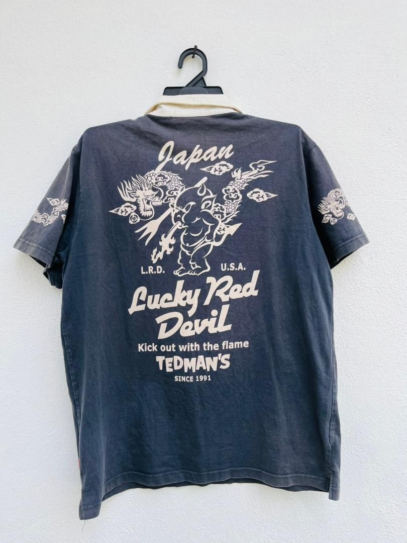 Japanese Brand × Vintage Vtg Ted Company Lucky Red Devil Streetwear Fashion Style Size US L / EU 52-54 / 3 - 1 Thumbnail