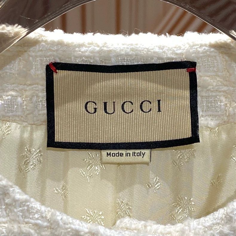 Gucci Gucci Beige checkerboard tweed coat Size XS / US 0-2 / IT 36-38 - 3 Thumbnail