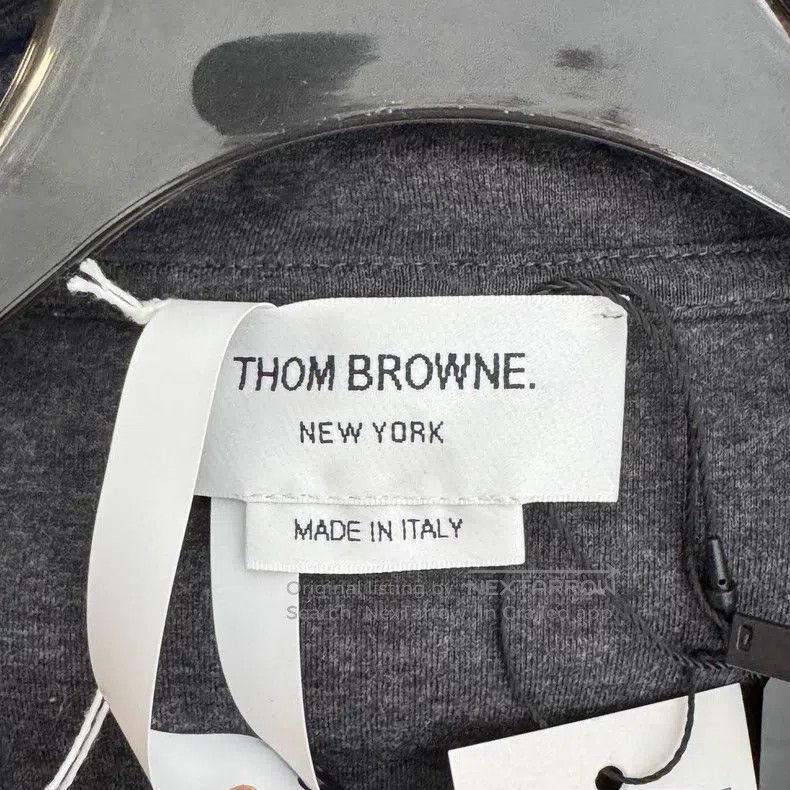 Thom Browne Thom Browne Grey Striped Windbreaker Jacket Size US XS / EU 42 / 0 - 2 Thumbnail