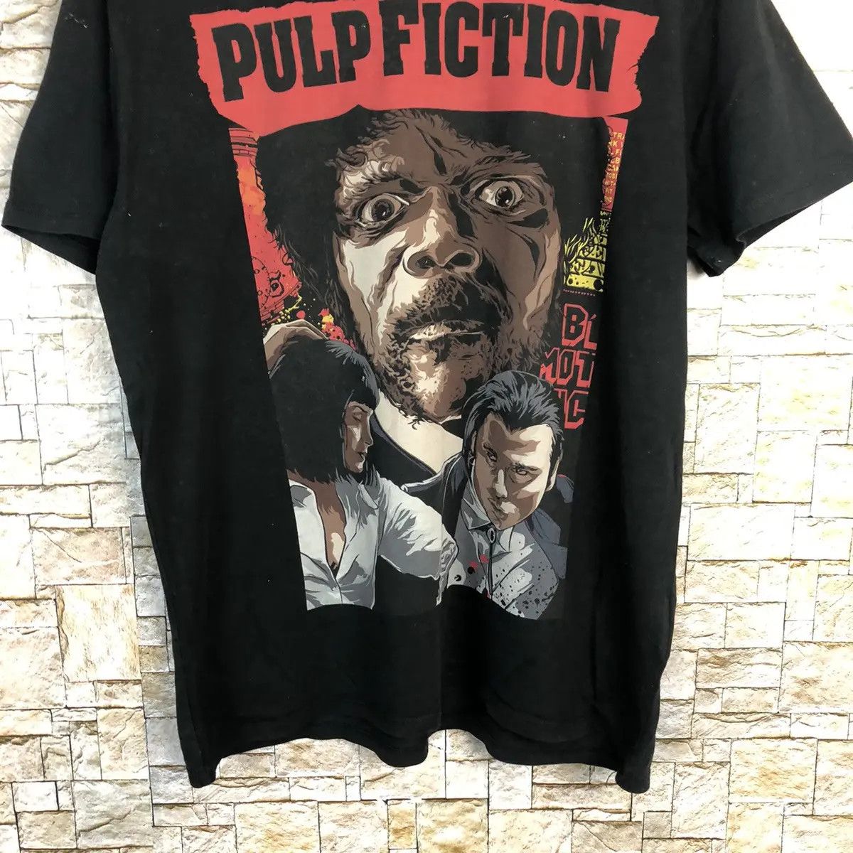 Band Tees DLL Pulp fiction movie TEE Quentin Tarentino tee #A277 Size US M / EU 48-50 / 2 - 5 Thumbnail