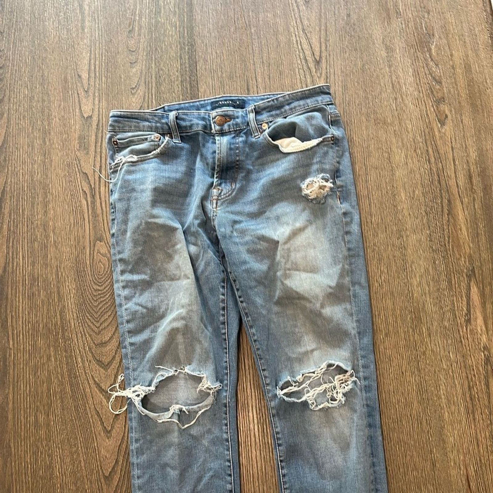 Aeropostale Aeropostale Super Skinny Jeans Distressed Size 32/30 Size US 32 / EU 48 - 3 Thumbnail