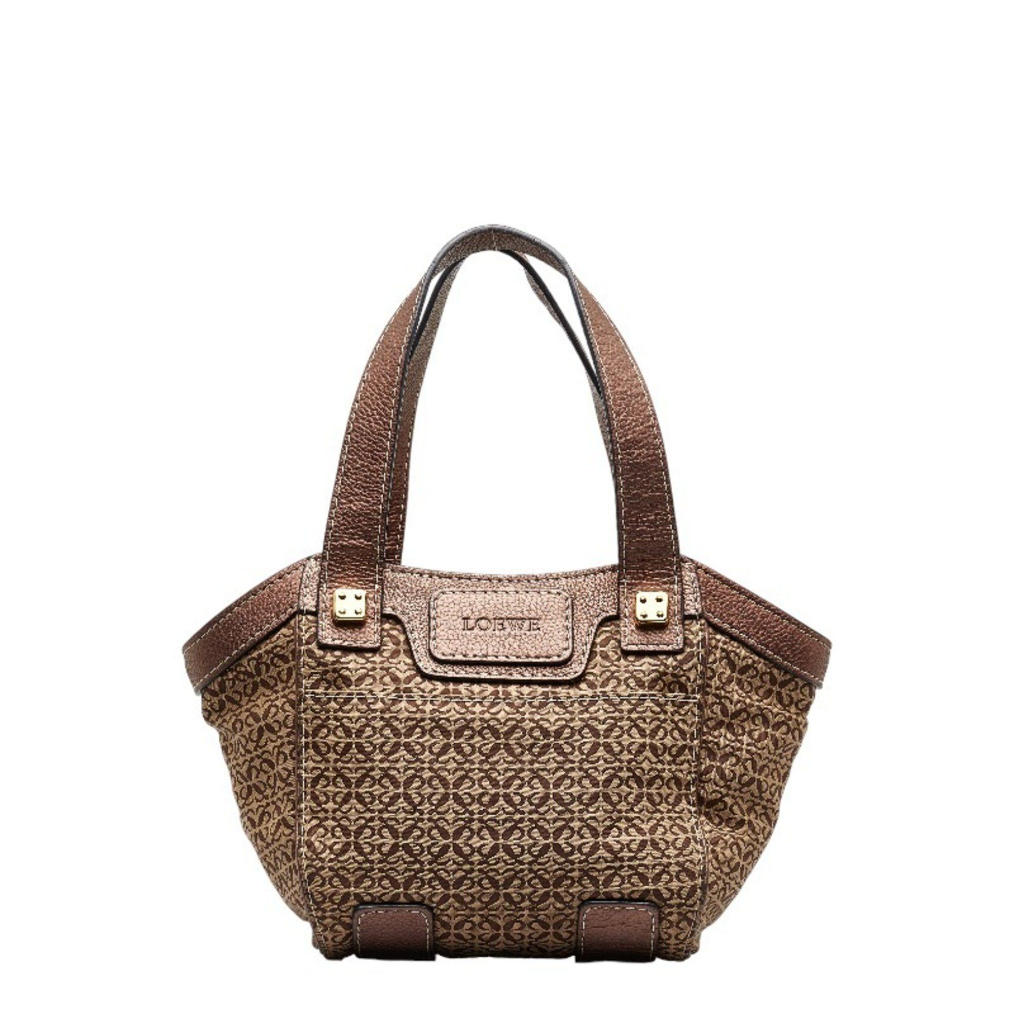 image of Loewe Senda Handbag in Brown, Women's