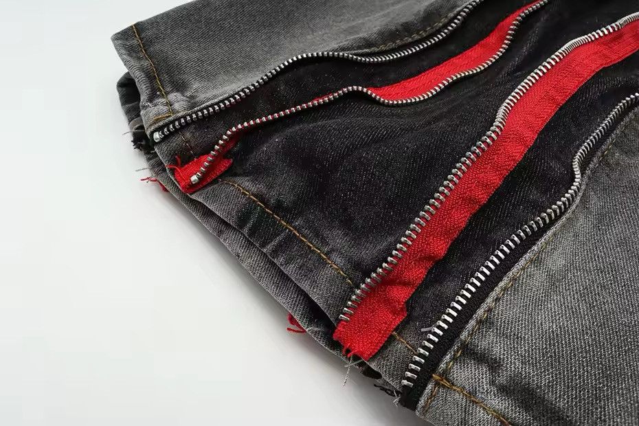 Jean Zipper short denim Size US 29 - 6 Thumbnail