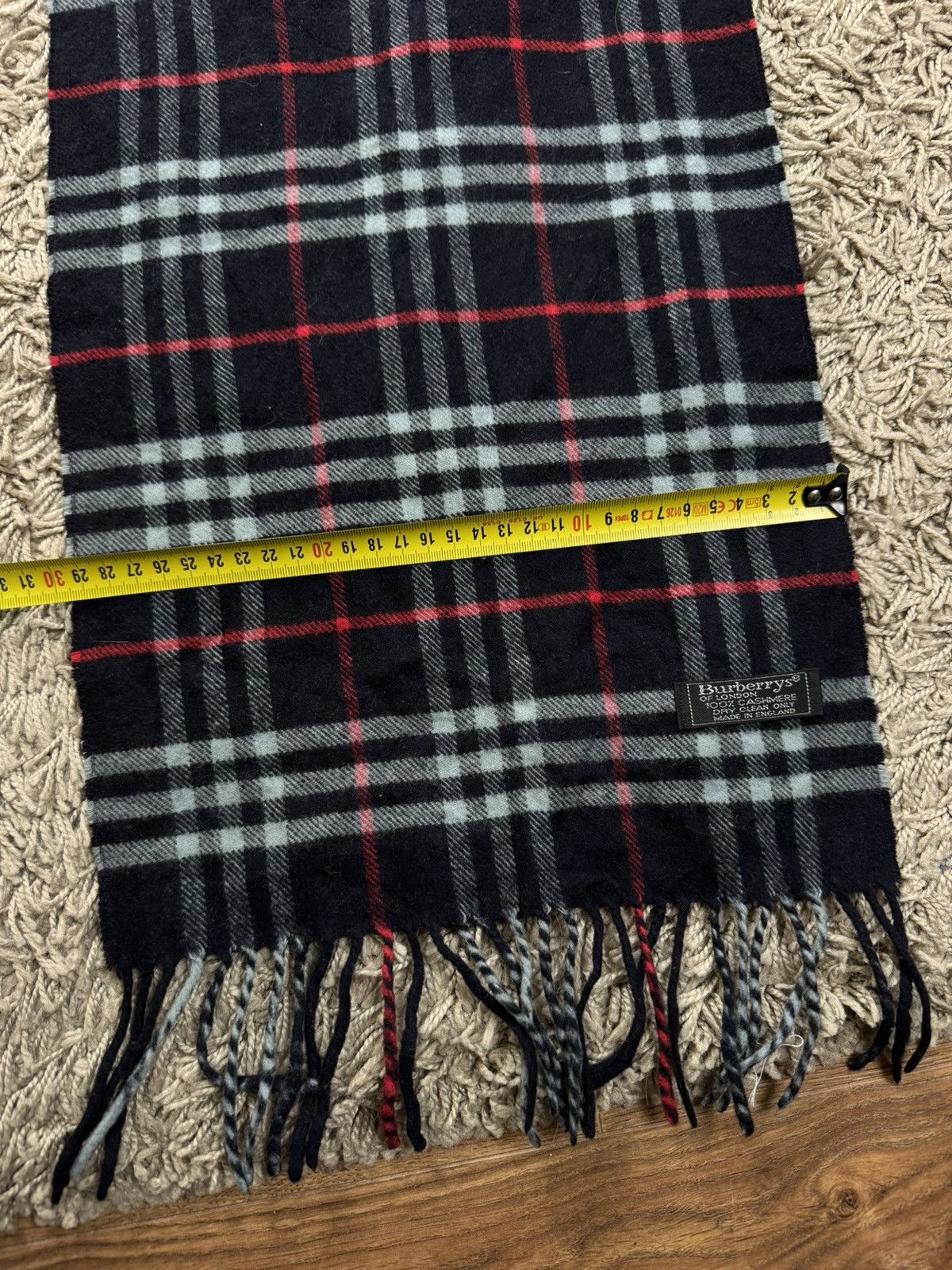 Burberry Vintage wool scarf Burberry’s 90s original luxury item Size ONE SIZE - 3 Thumbnail
