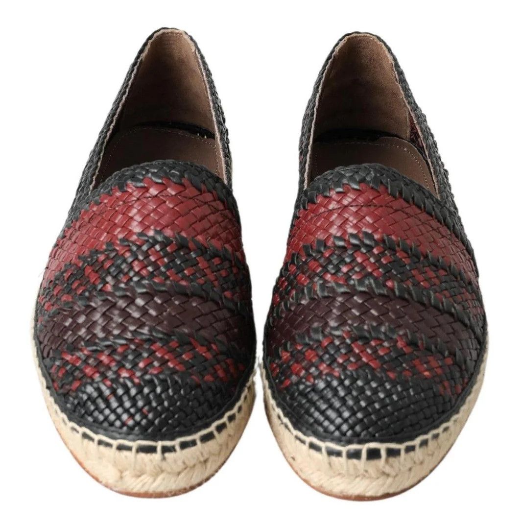 Dolce & Gabbana o1y0125 Leather Espadrilles in Multicolor Size US 7 / EU 40 - 4 Thumbnail