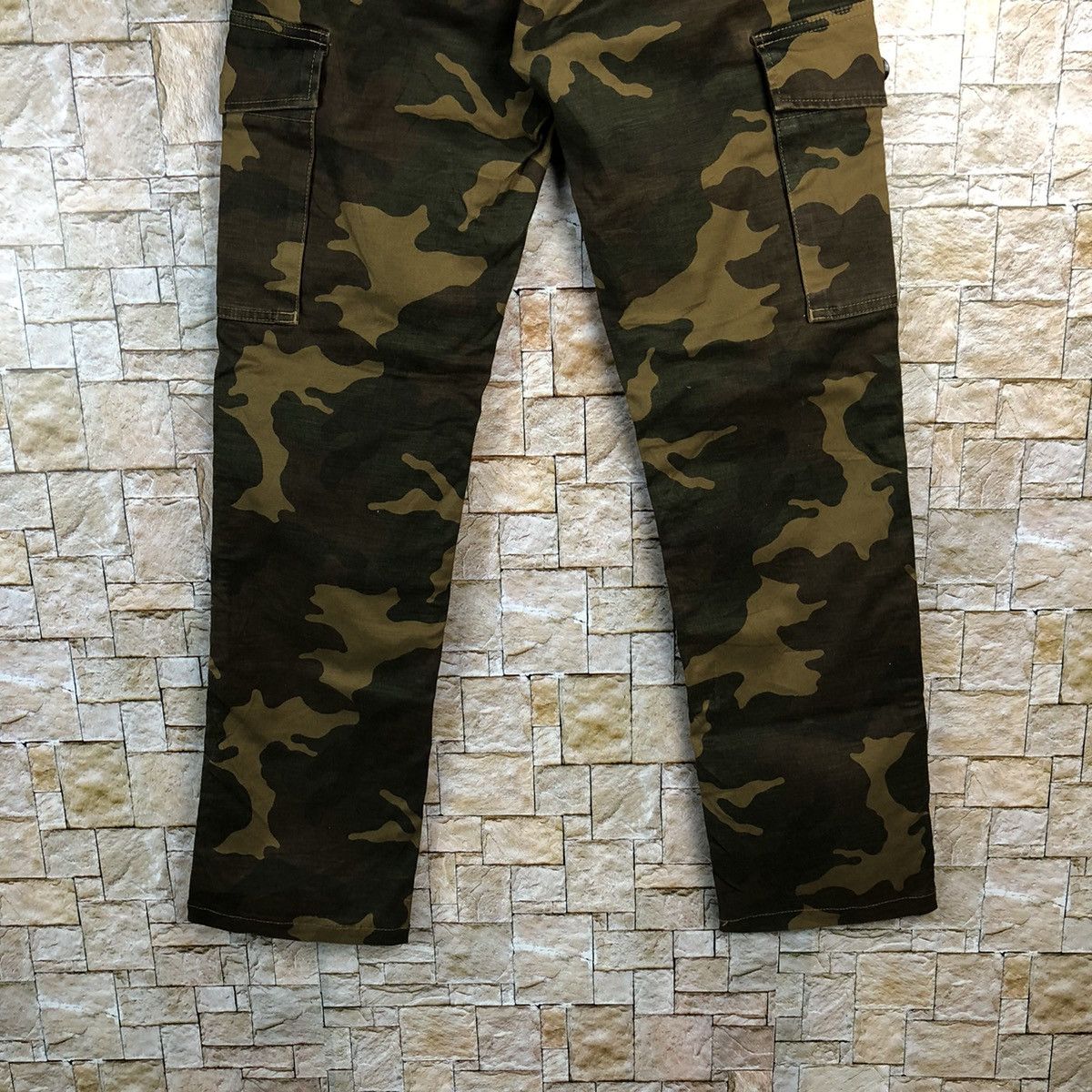 Johnbull John Bull Camo utility military japan Brown Pants #A156 Size US 28 / EU 44 - 18 Thumbnail