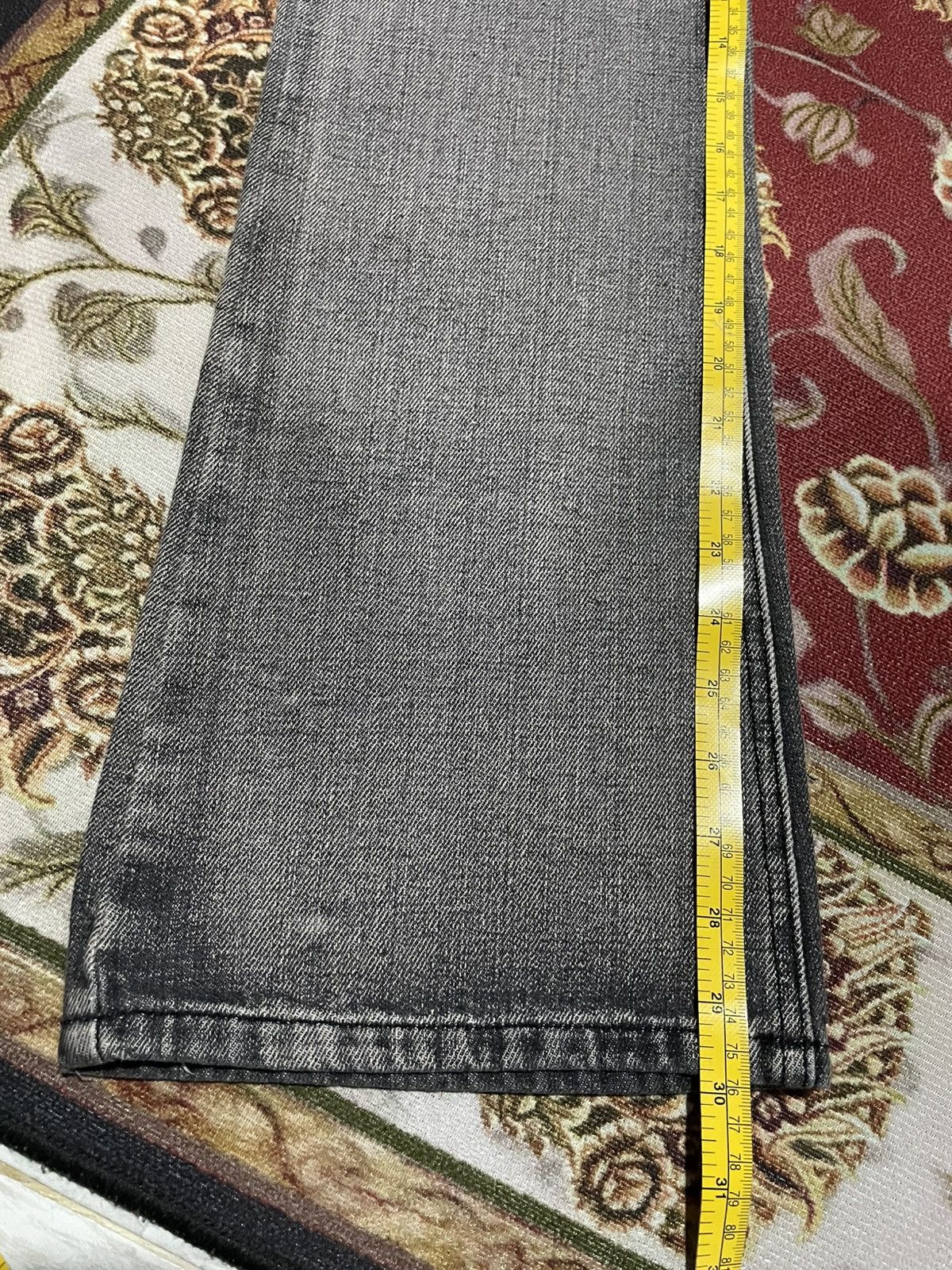 Japanese Brand Vintage Y2K Thrashed LGB Style Flare Denim Pants Size US 32 / EU 48 - 13 Thumbnail