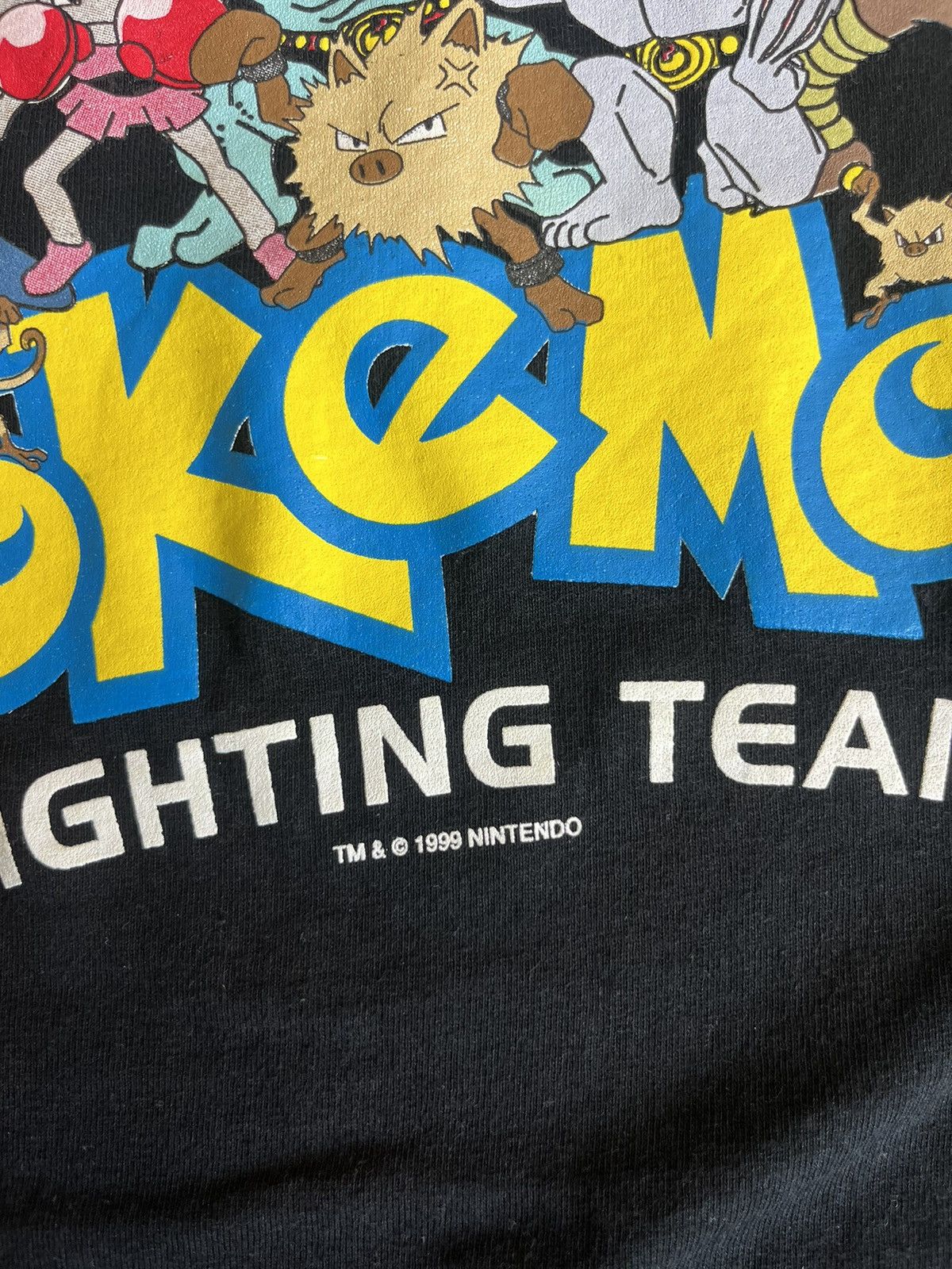 Pokemon Vintage Pokemon Fighting Team 1999’s Nintendo Kids Tshirt Size US L / EU 52-54 / 3 - 6 Thumbnail