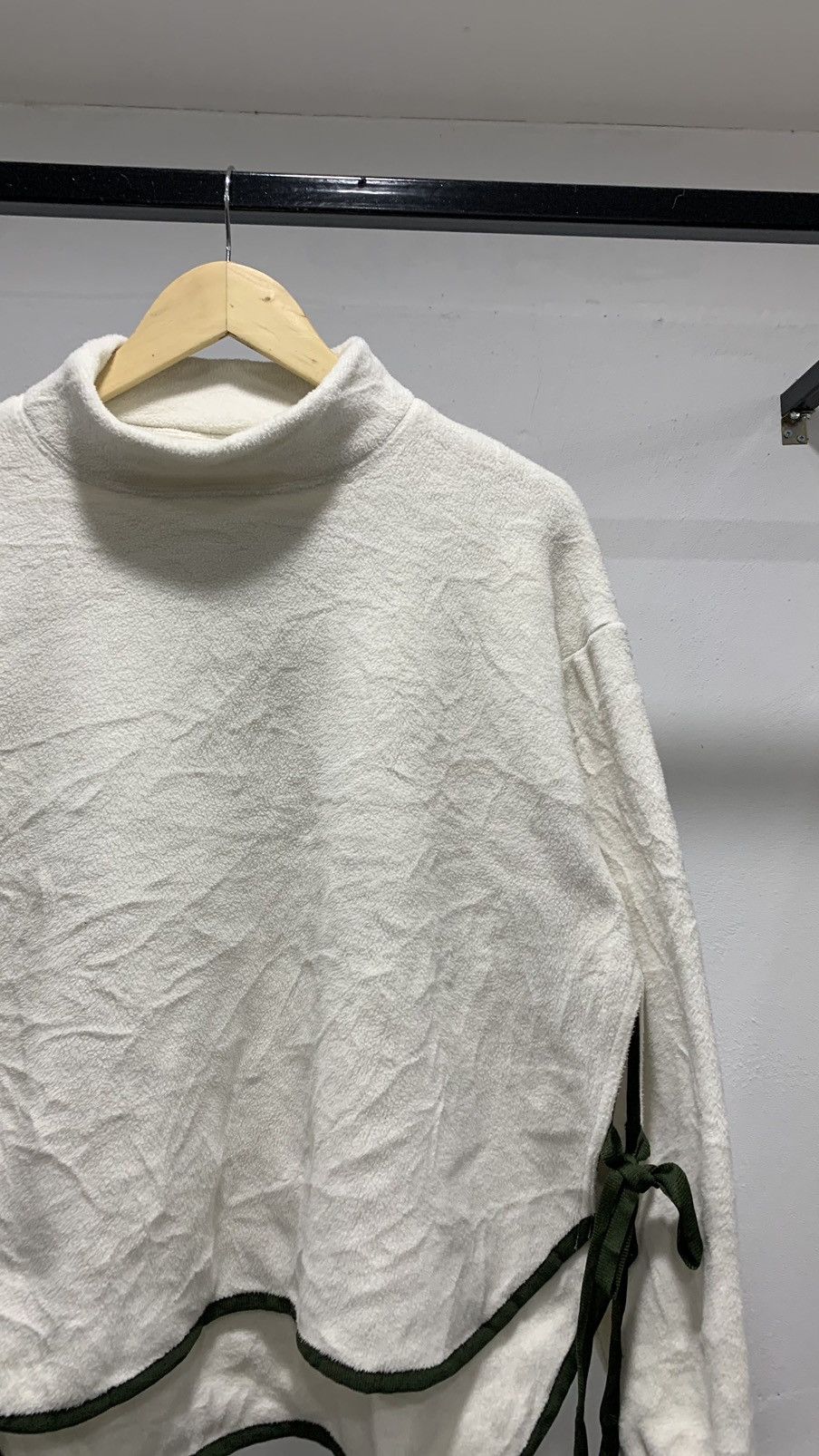 If Six Was Nine × Japanese Brand × White Mountaineering 💥FINAL DROP💥Boxy Fleece Mock Neck Sweater Size M / US 6-8 / IT 42-44 - 2 Thumbnail