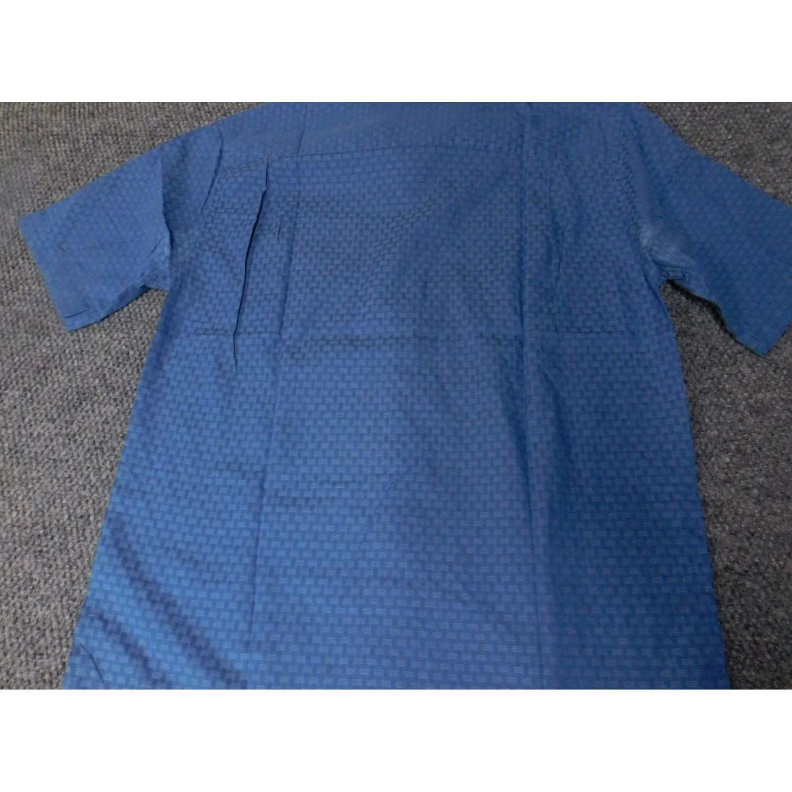 Austin Reed Austin Reed Mens Shirt Medium Blue Button-Down Knit Cotton Long Sleeve Slimming Pockets Regular Logo Button-Up Collared Size US M / EU 48-50 / 2 - 7 Thumbnail