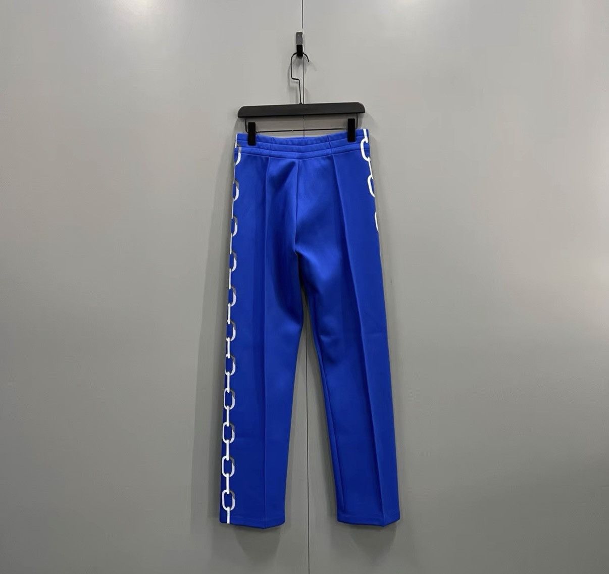 Burberry Burberry Blue Side Chain Print Trousers J41 Size 25" / US 0 / IT 36 - 2 Thumbnail