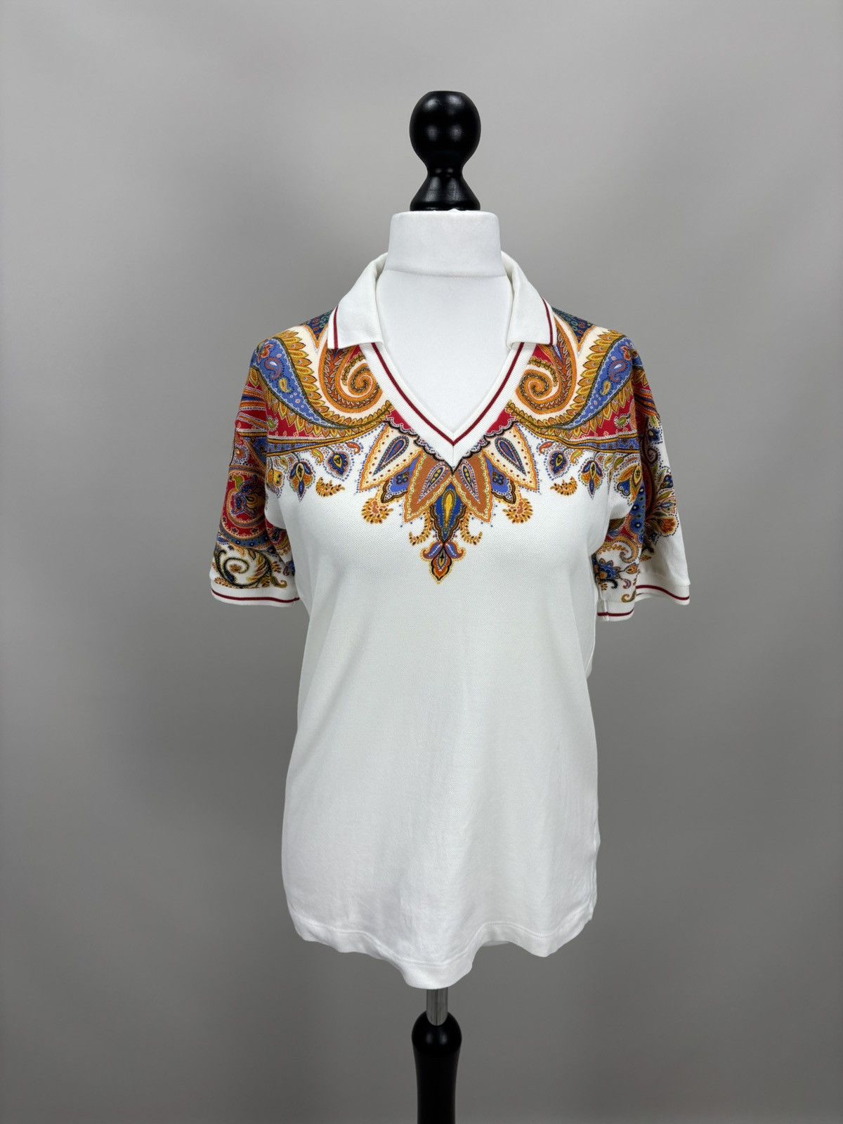 Etro Womens t shirt ETRO Size 46 Color White Size L / US 10 / IT 46 - 1 Thumbnail