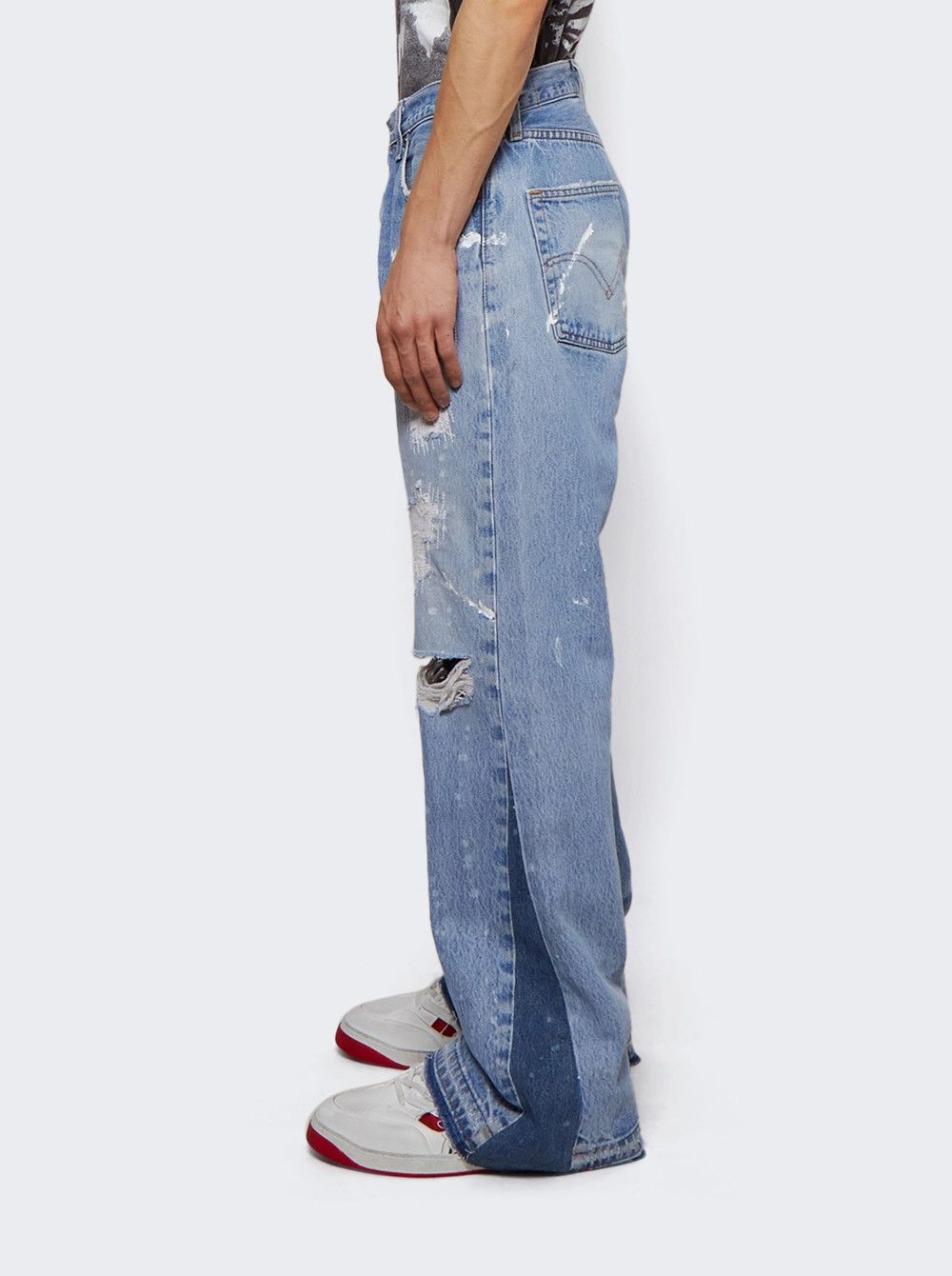 Gallery Dept. o1gr1nt0526 W33 x L32 / Indiana Flare Jeans in Indigo Blue Size US 33 - 4 Thumbnail