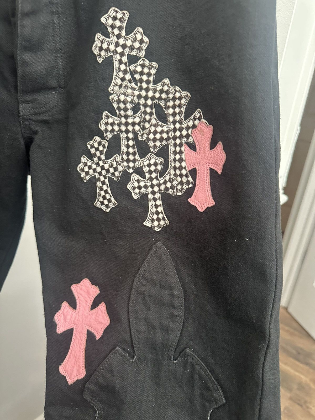 Chrome Hearts Chrome Hearts Fleur Knee Patch Denim Size US 38 / EU 54 - 9 Thumbnail